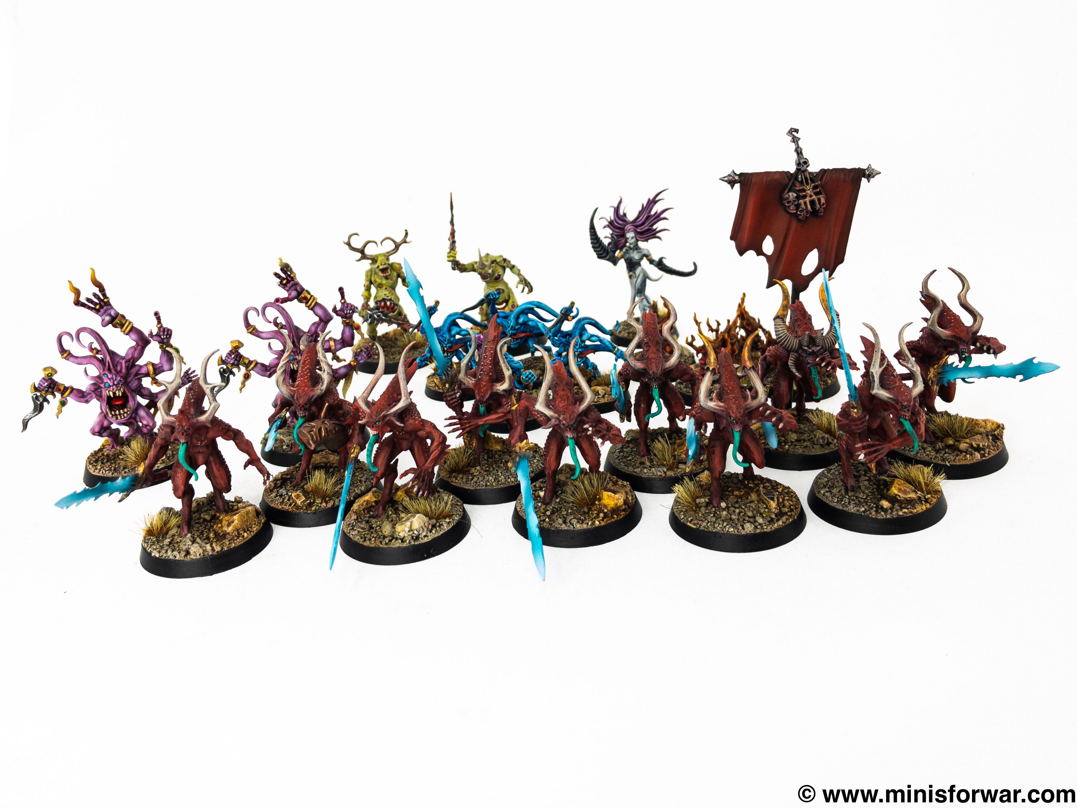 Hi! We would like to present 4 faces of the Gods of Chaos, gathered in