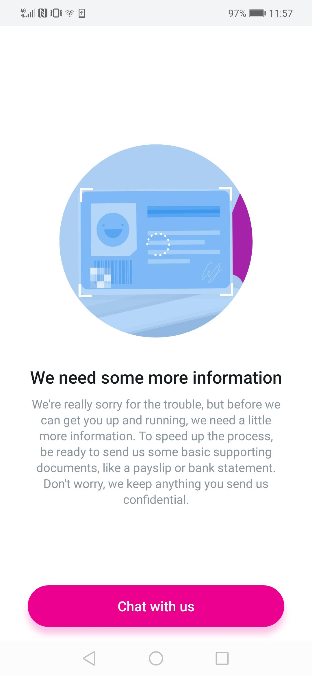 Locked out of account with all my money in, no response from inapp