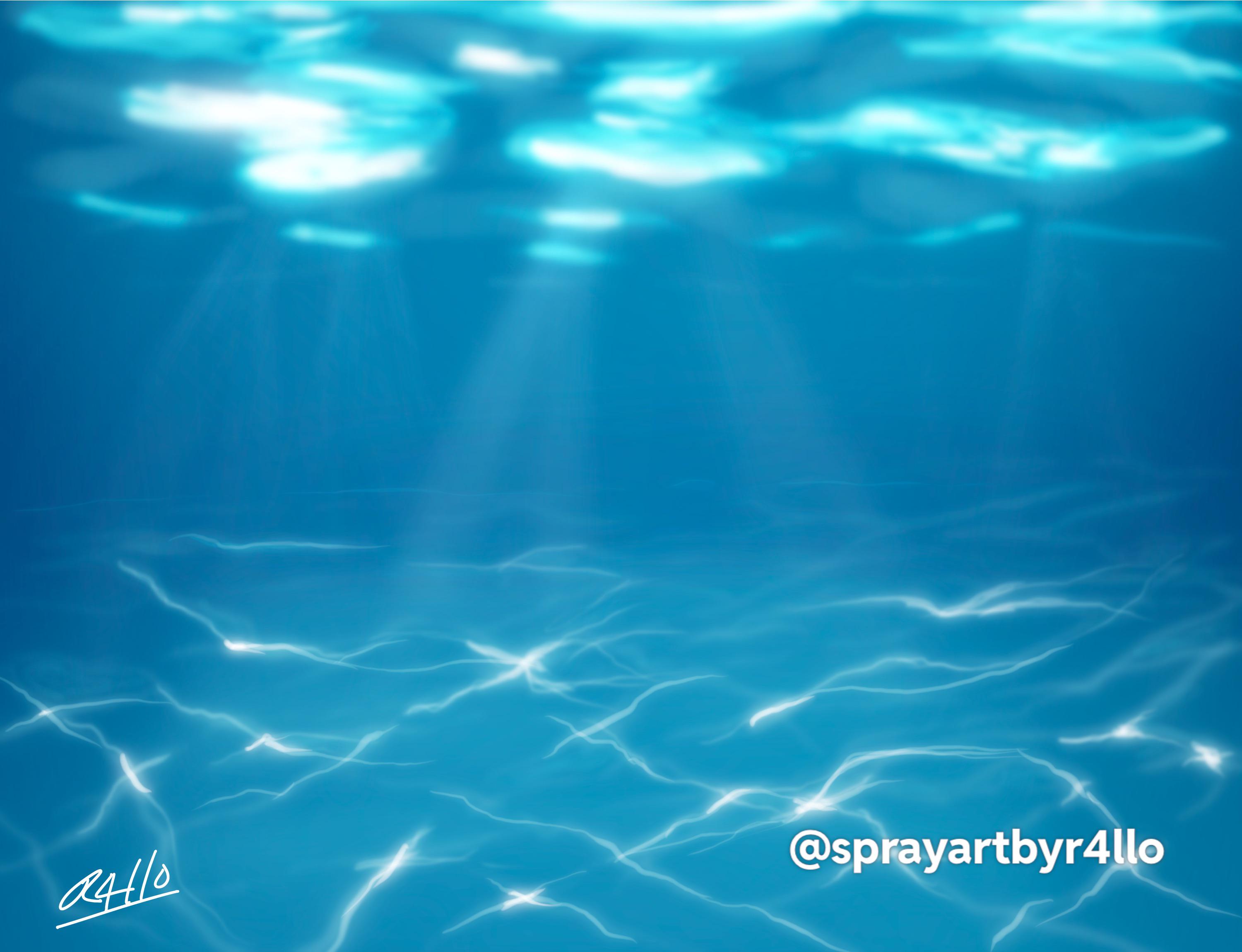 Underwater ripple James julier art tutorial r/Beginner_Art