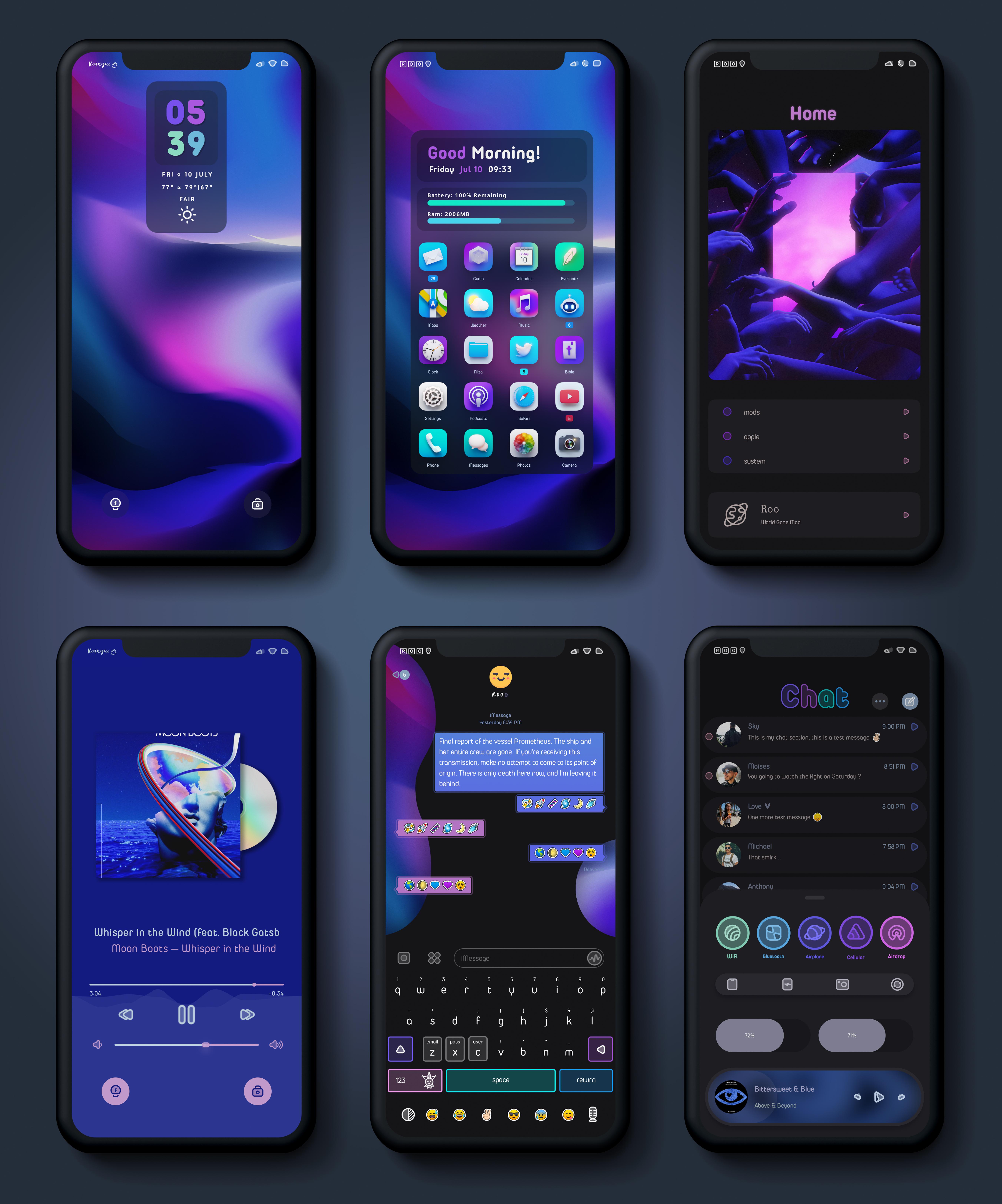 [Setup] Quantum Entanglement (iPhone XS Max 13.5) iOSthemes