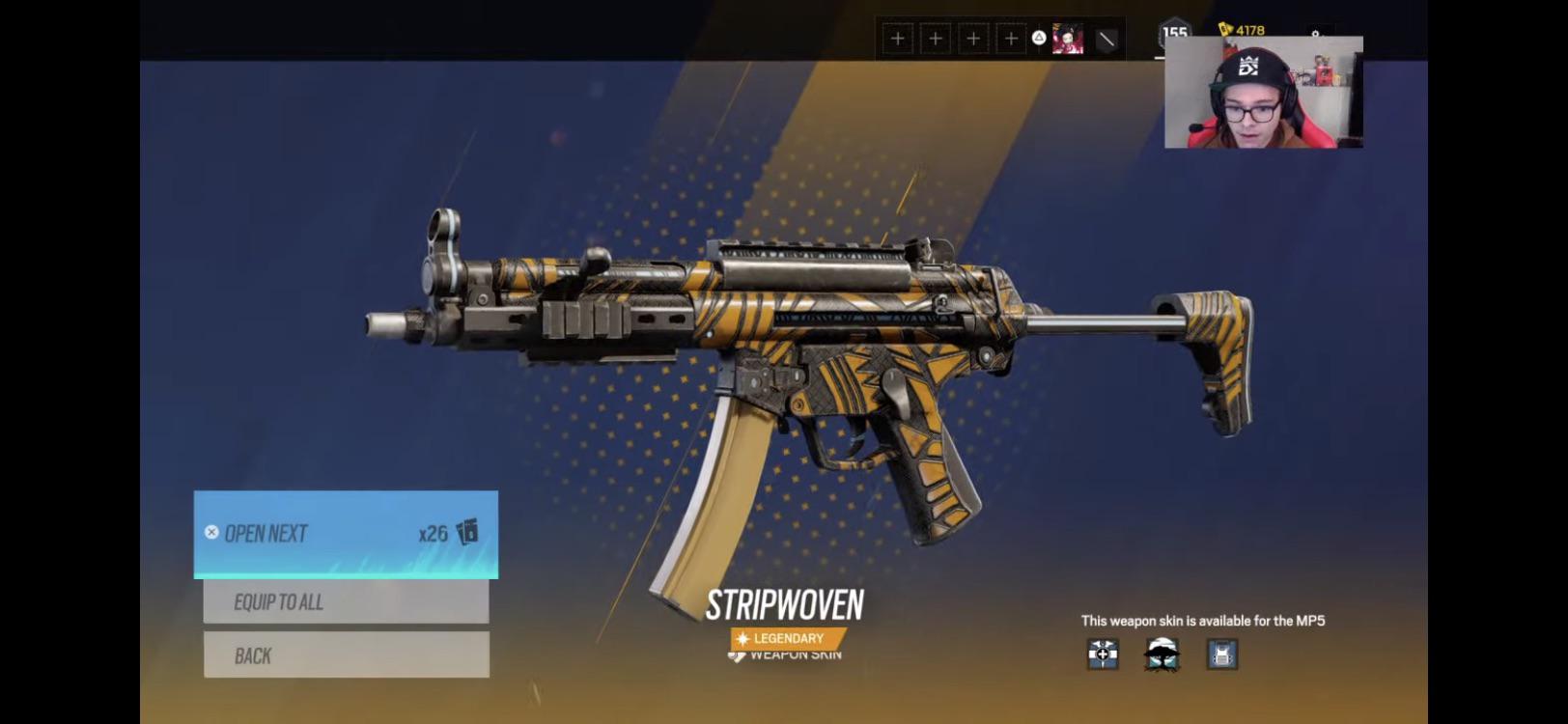 New Legendary MP5 skin?? r/Rainbow6