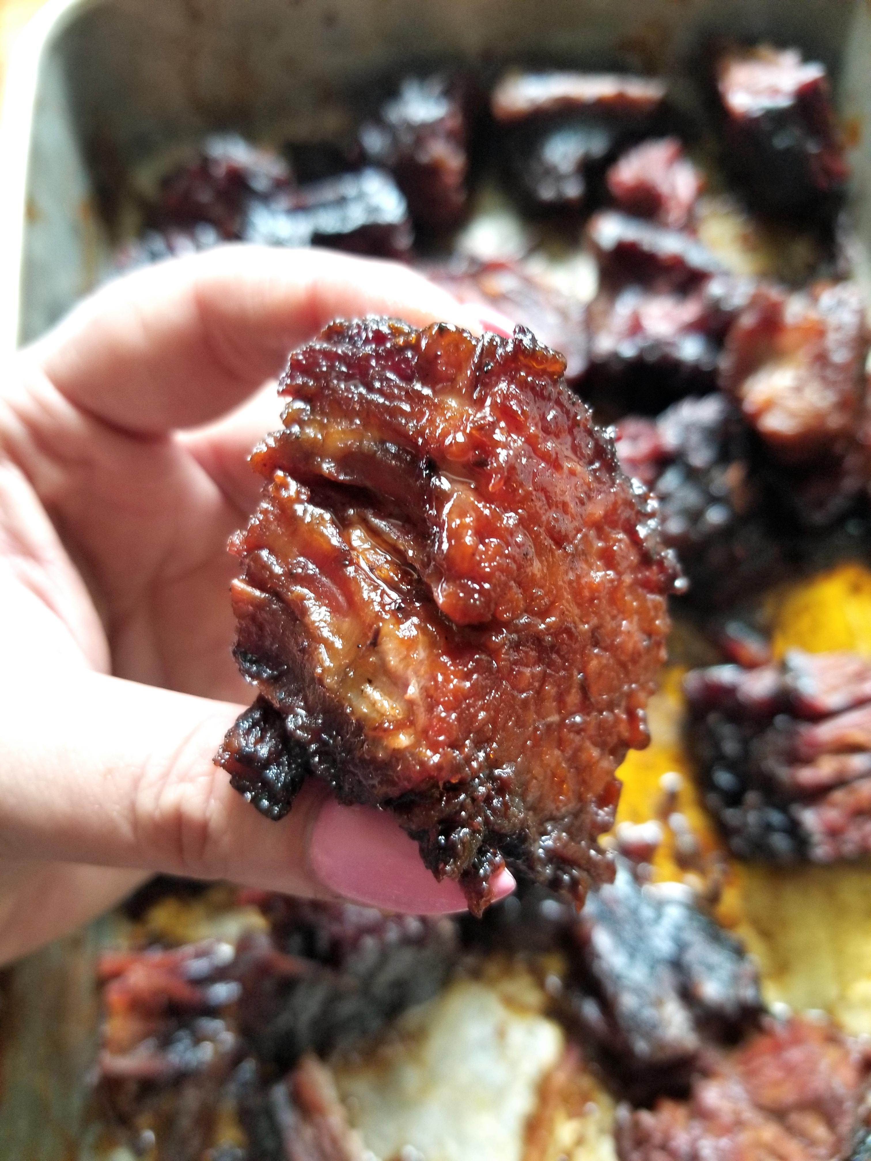 Brisket burnt ends on the Pit Boss. r/smoking