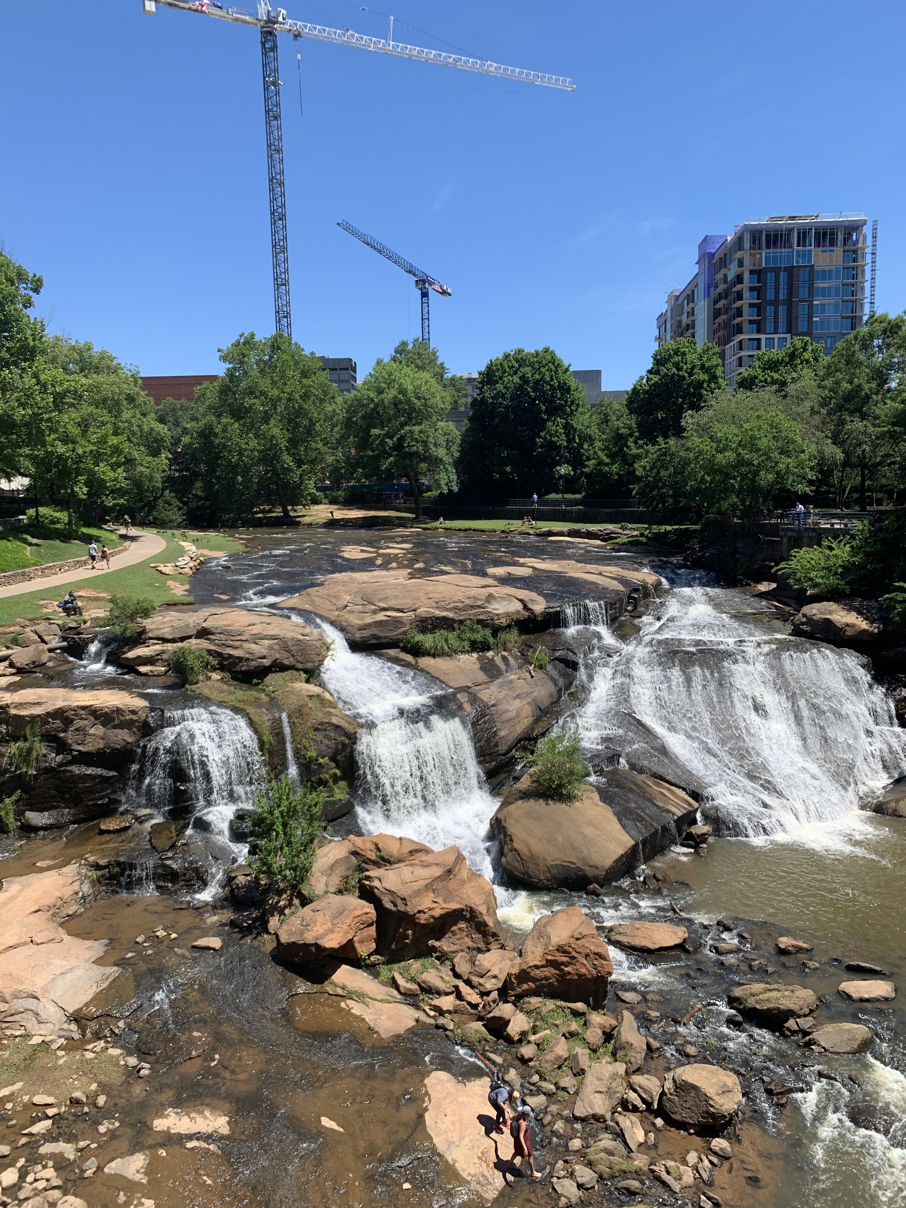Falls Park in Greenville, SC r/Outdoors