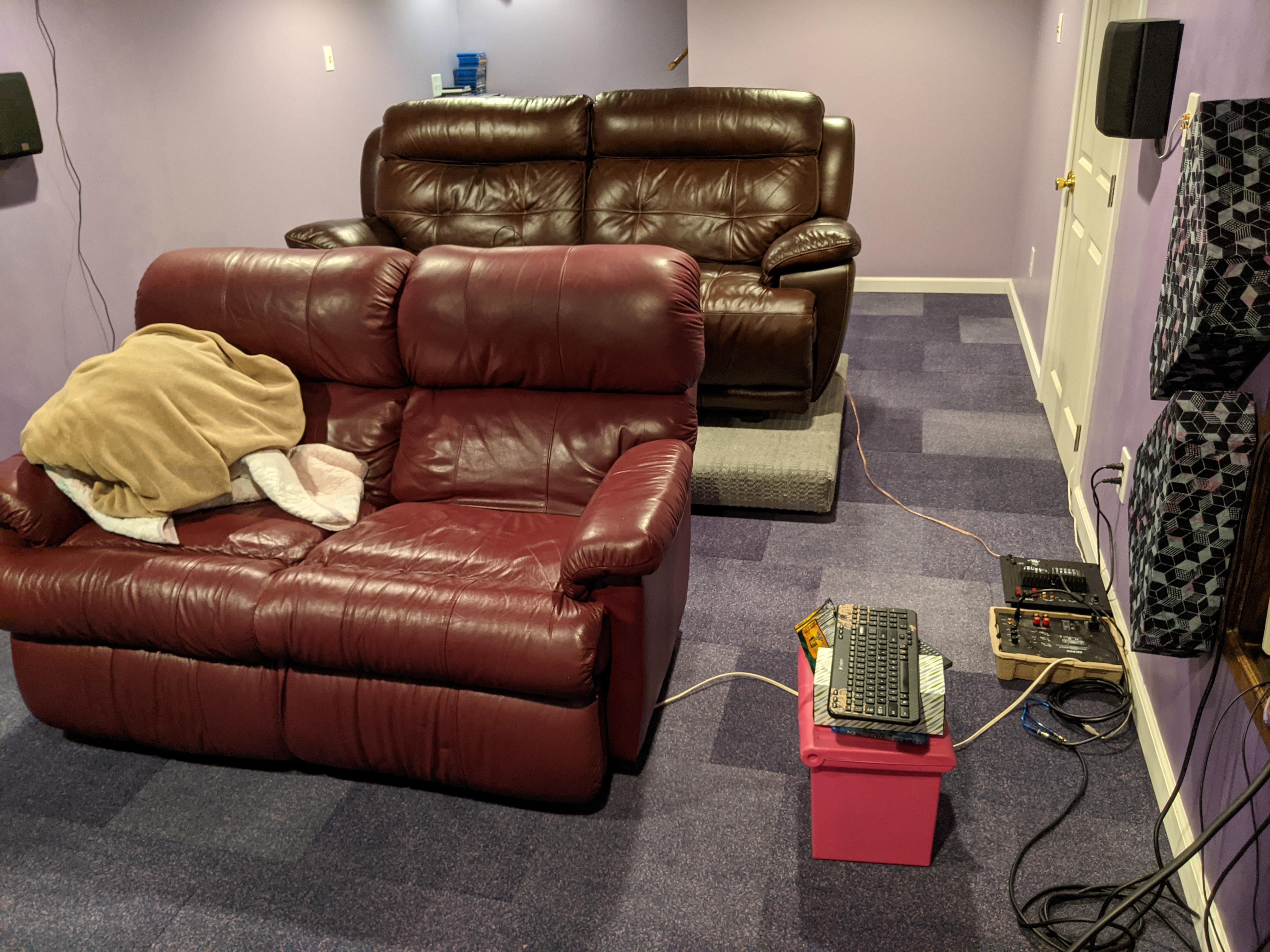 Finally built the riser for a 2nd row this weekend! Not sure how to