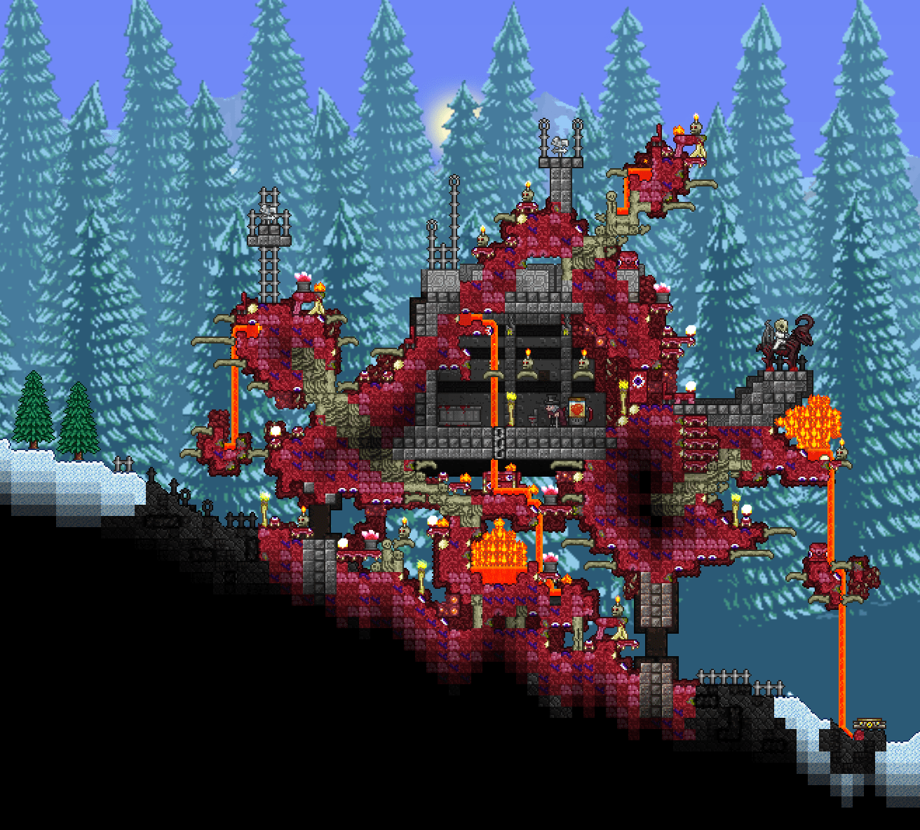 Doom Eternal Inspired Tax collector house. r/Terraria