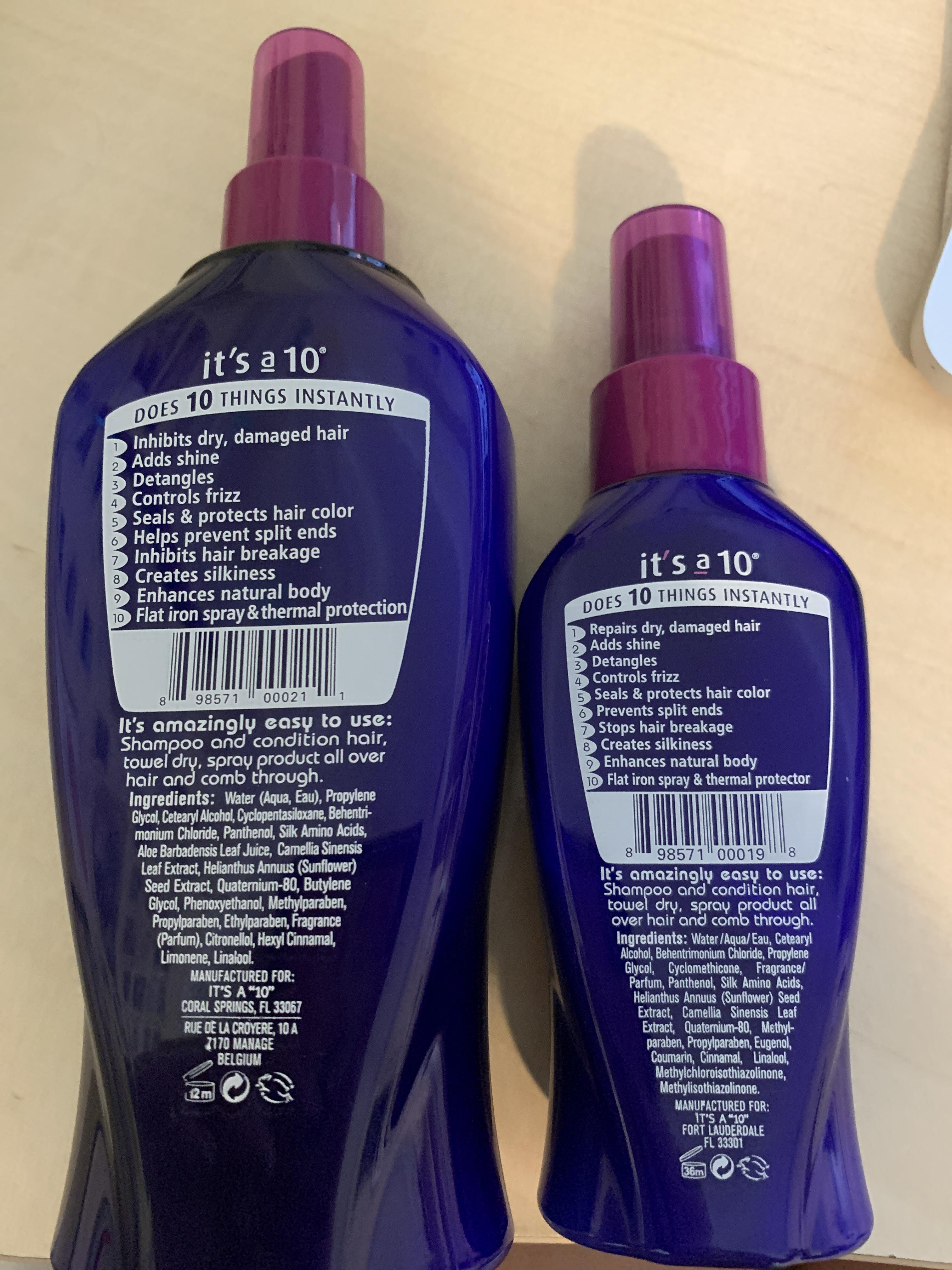 I ordered both of these it’s a 10 leave in treatments on Mercari but