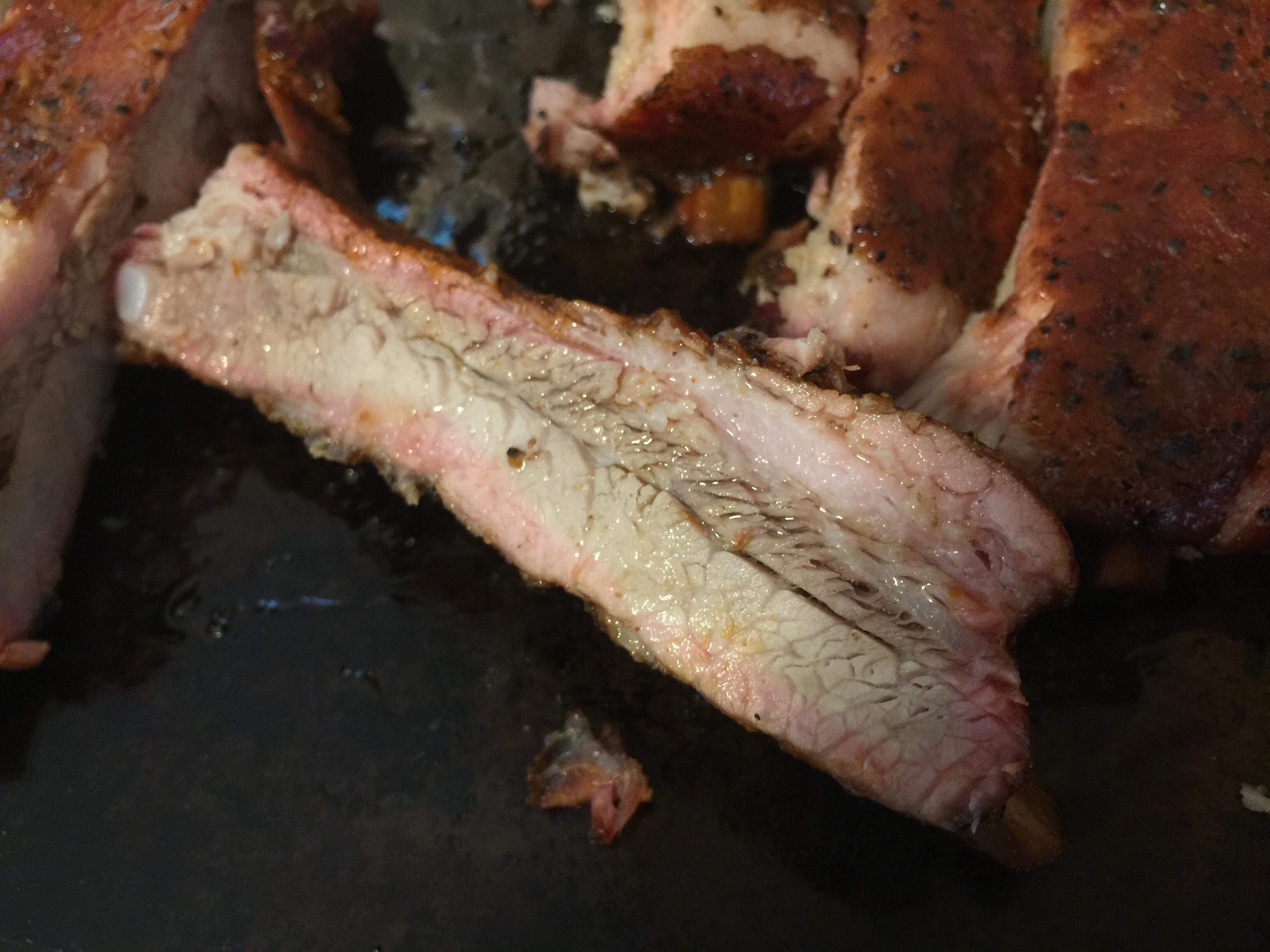 My most recent ribs lookin like a little pig brisket