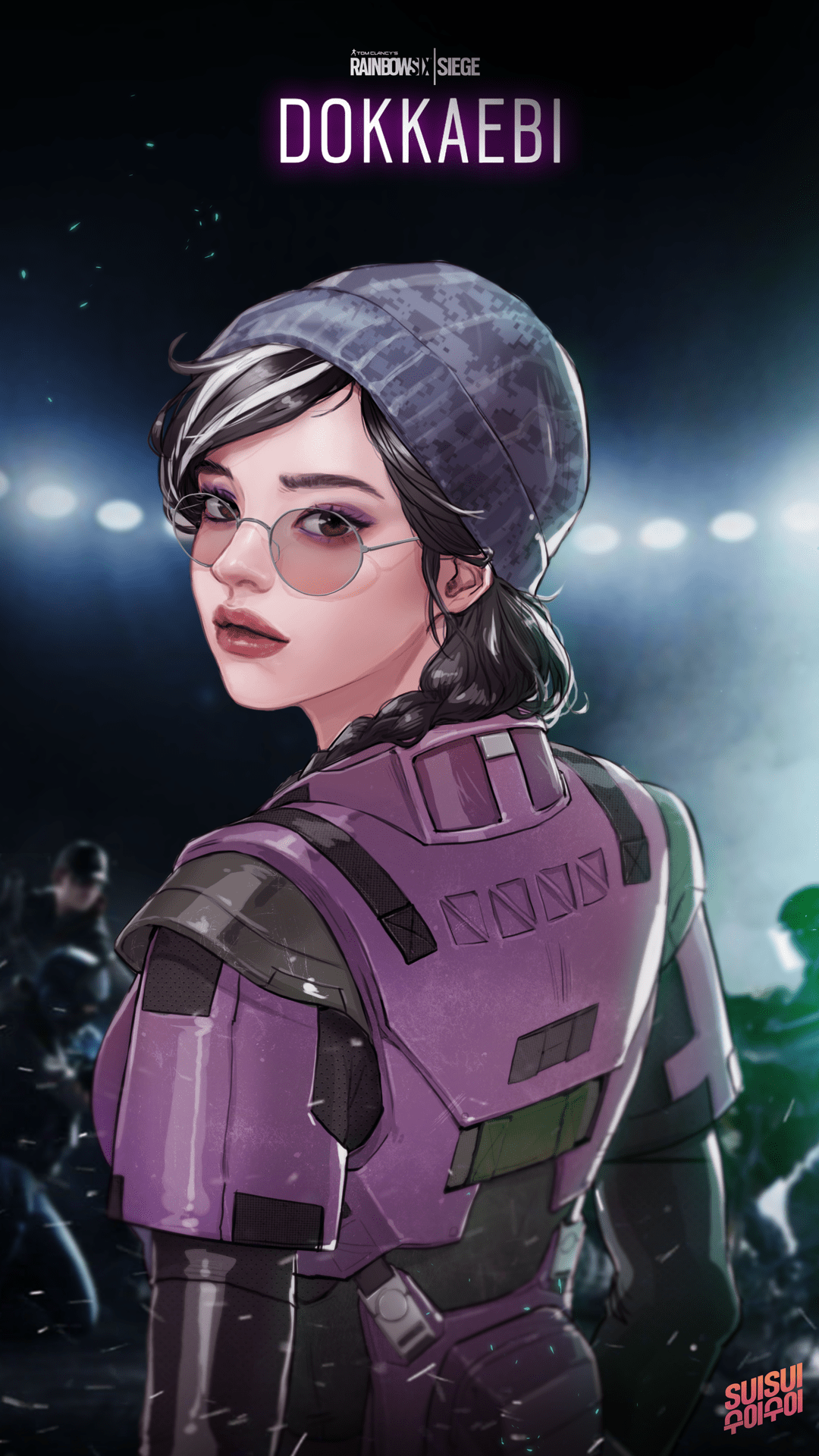 My first R6 fanart! DOKKAEBI wallpaper r/Rainbow6