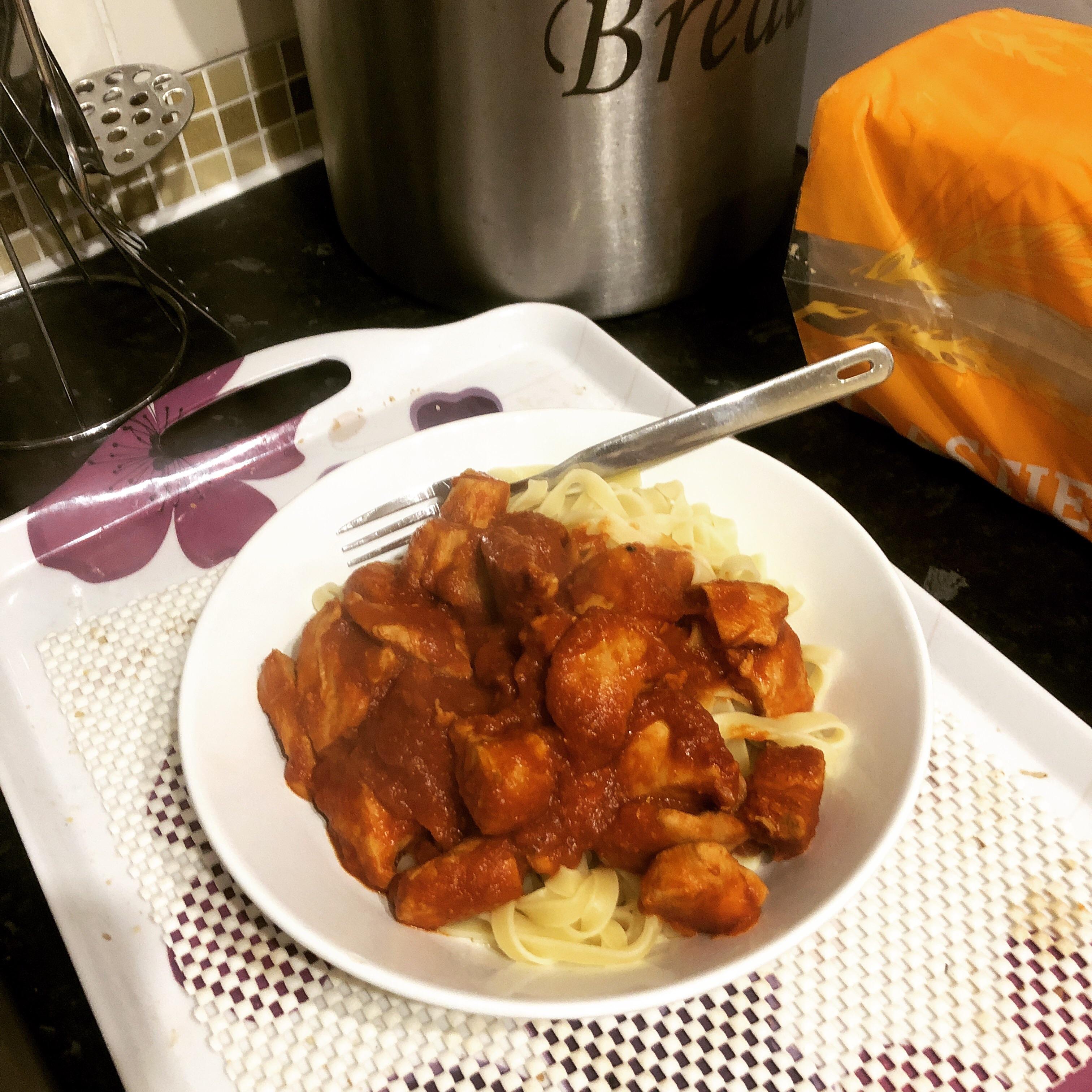 [I Ate] Paprika Chicken & Tagliatelle [OC] r/FoodPorn