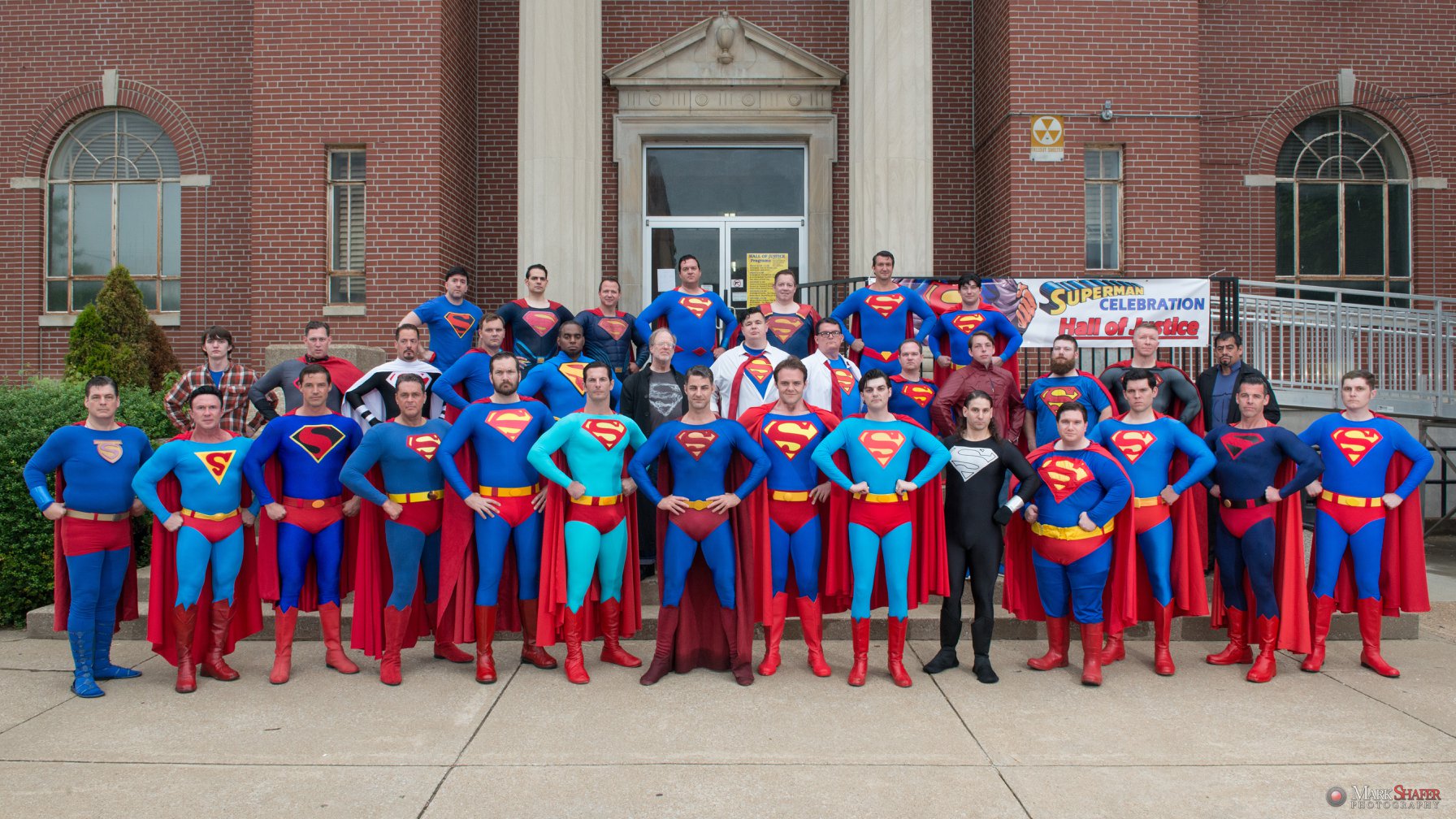 superman festival metropolis il 2023 80th Anniversary Superman Through the Years Photoshoot Metropolis, IL. Photo by Mark Shafer