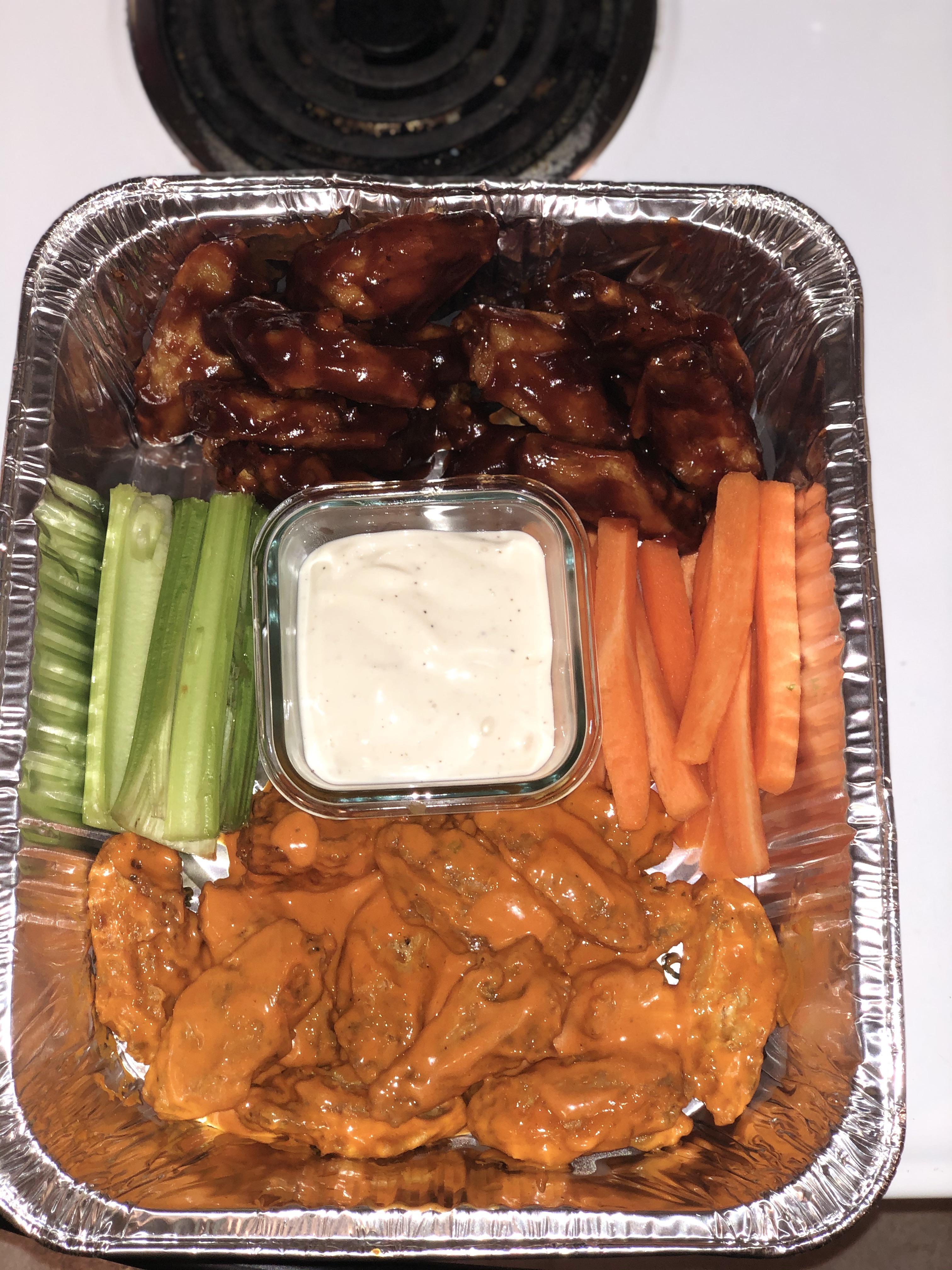 Wings for Bucks game and Fury vs Wilder r/Wings