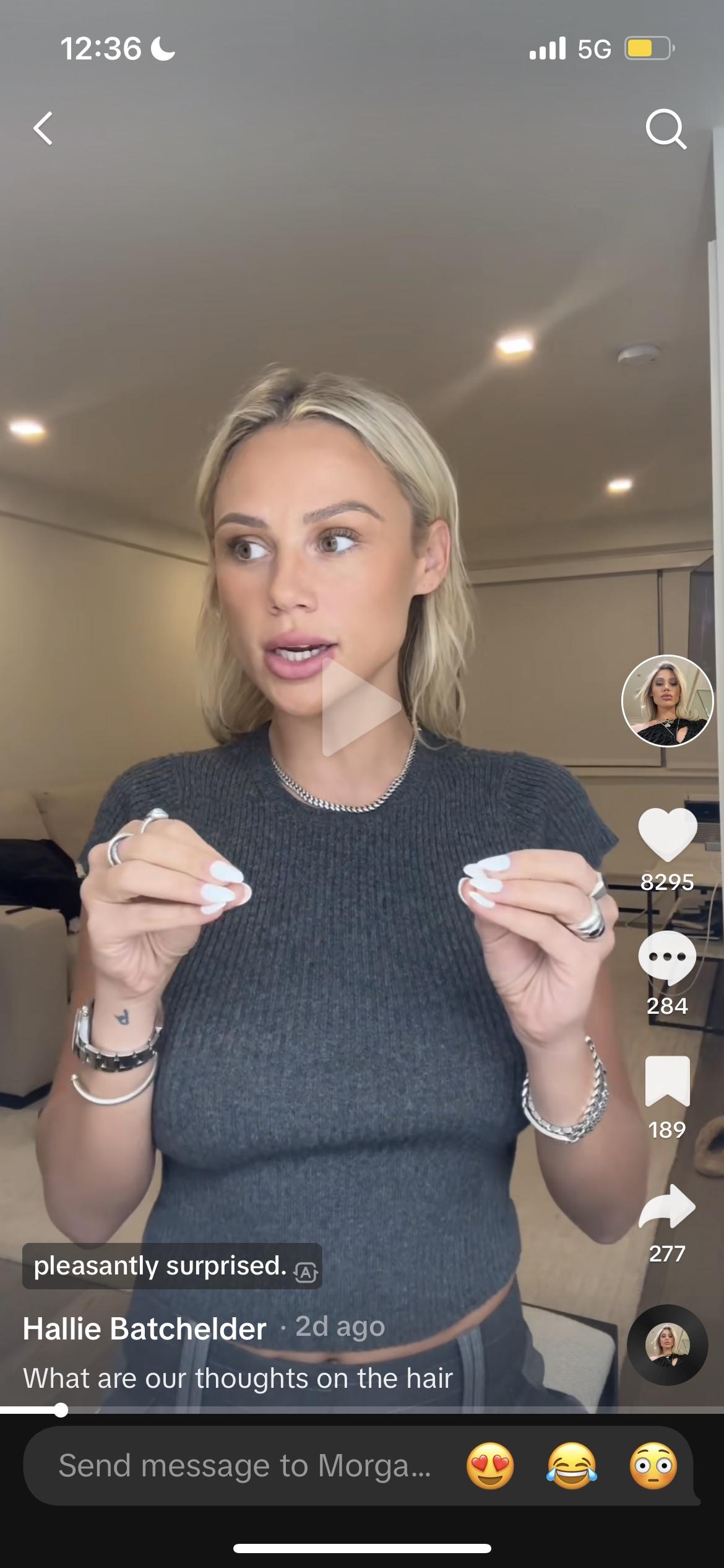 Hallie batchelder boob job? 🥴 anyone else agree??? : NYCinfluencersnark