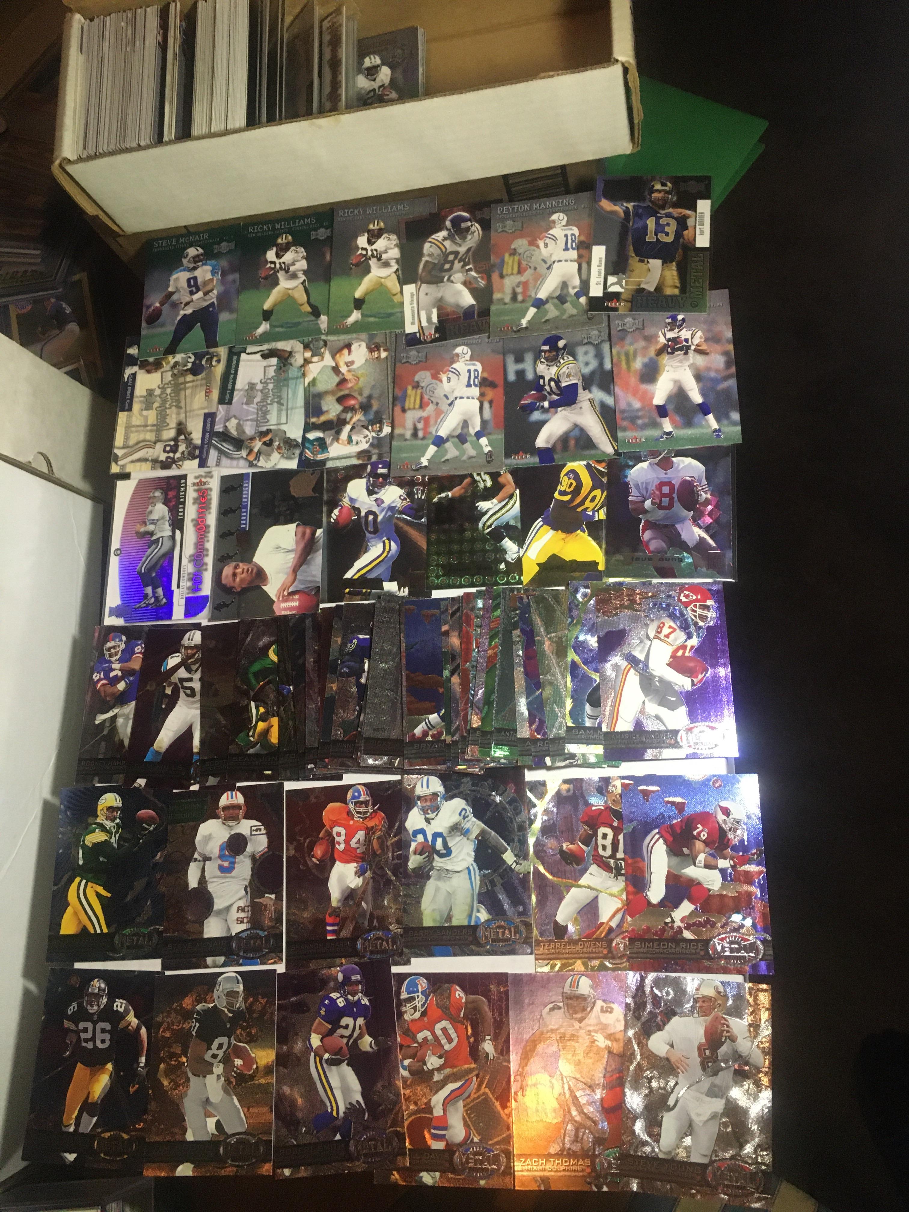 FS Fleer Metal/Metal Universe card lot r/footballcards