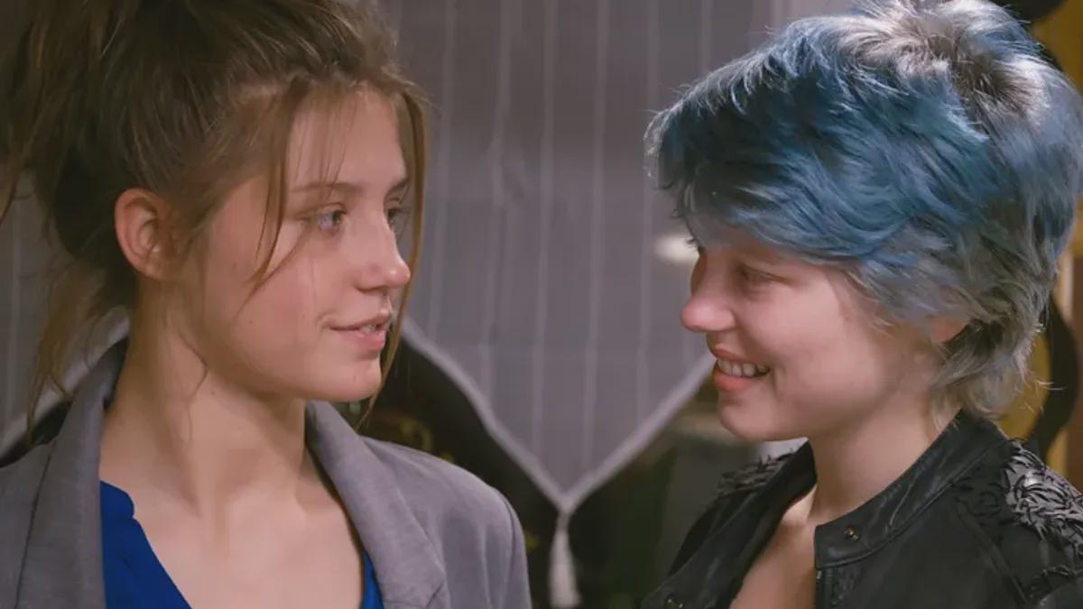 Blue Is the Warmest Colour (2013) is a film featuring a 13 minute long lesbian sex scene between