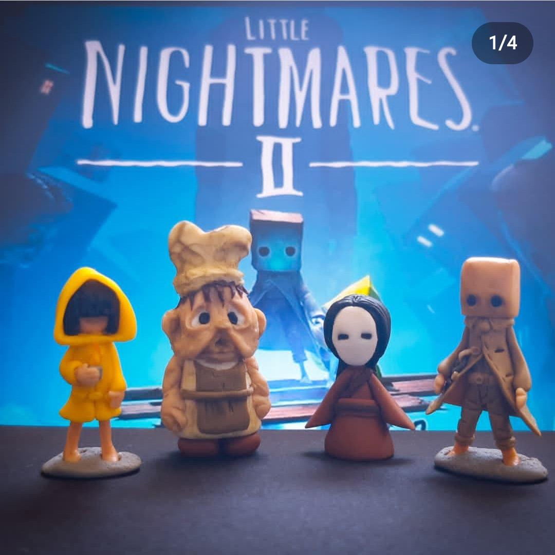 Little nightmares mini figures of polymer clay r/LittleNightmares
