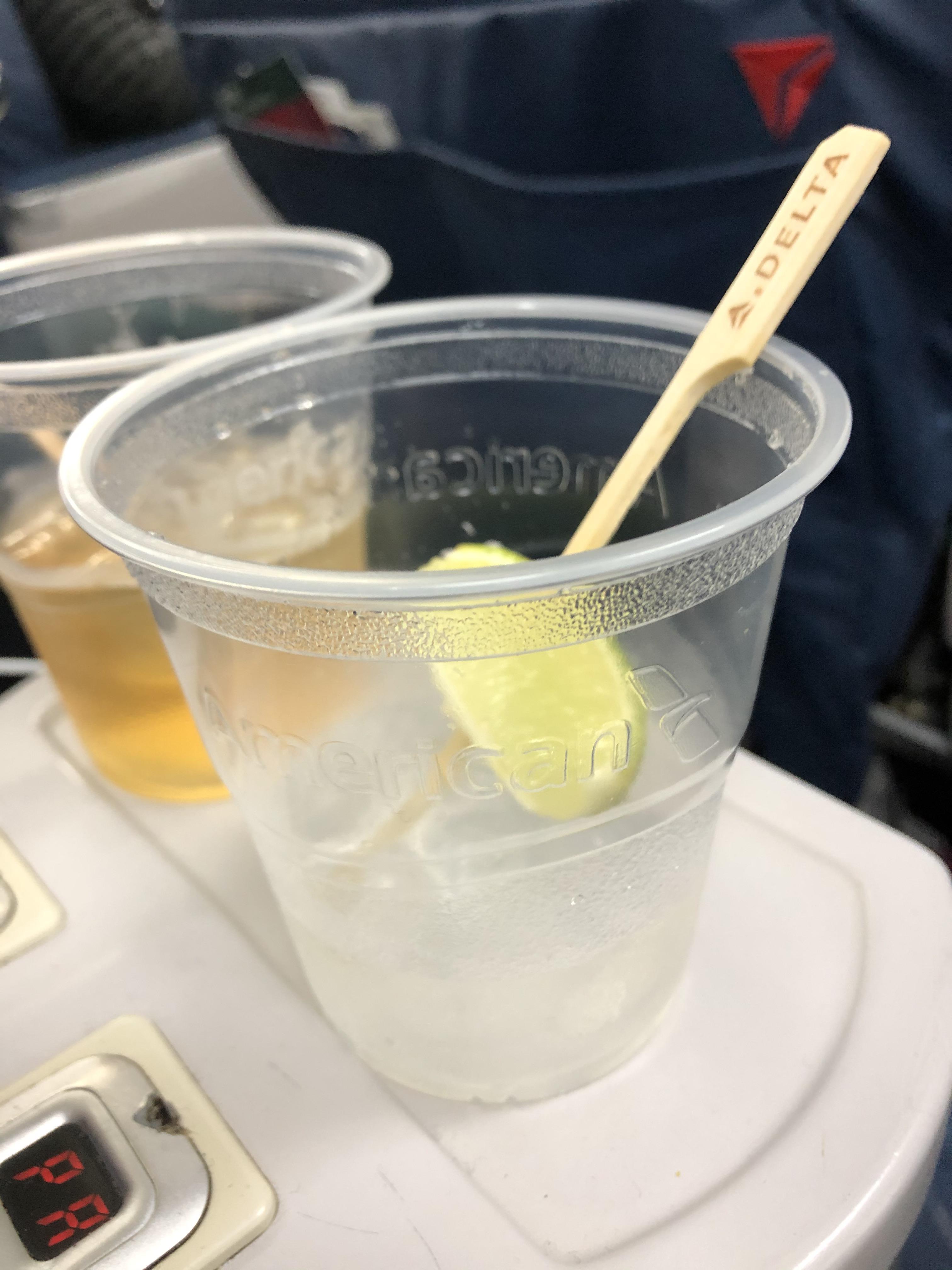 My Delta flight had American Airlines cups r/mildlyinteresting