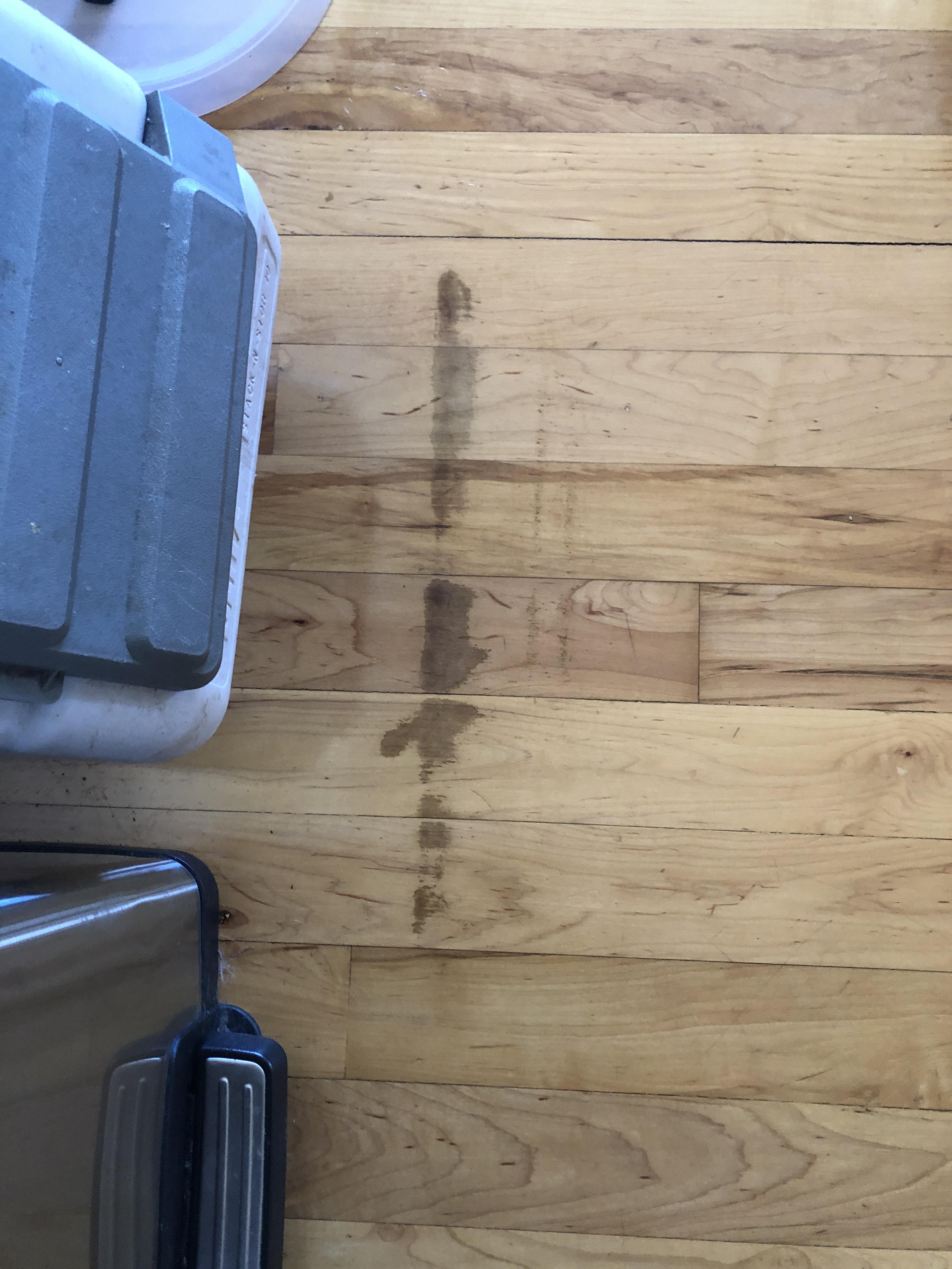 Discolored hardwood floor r/fixit