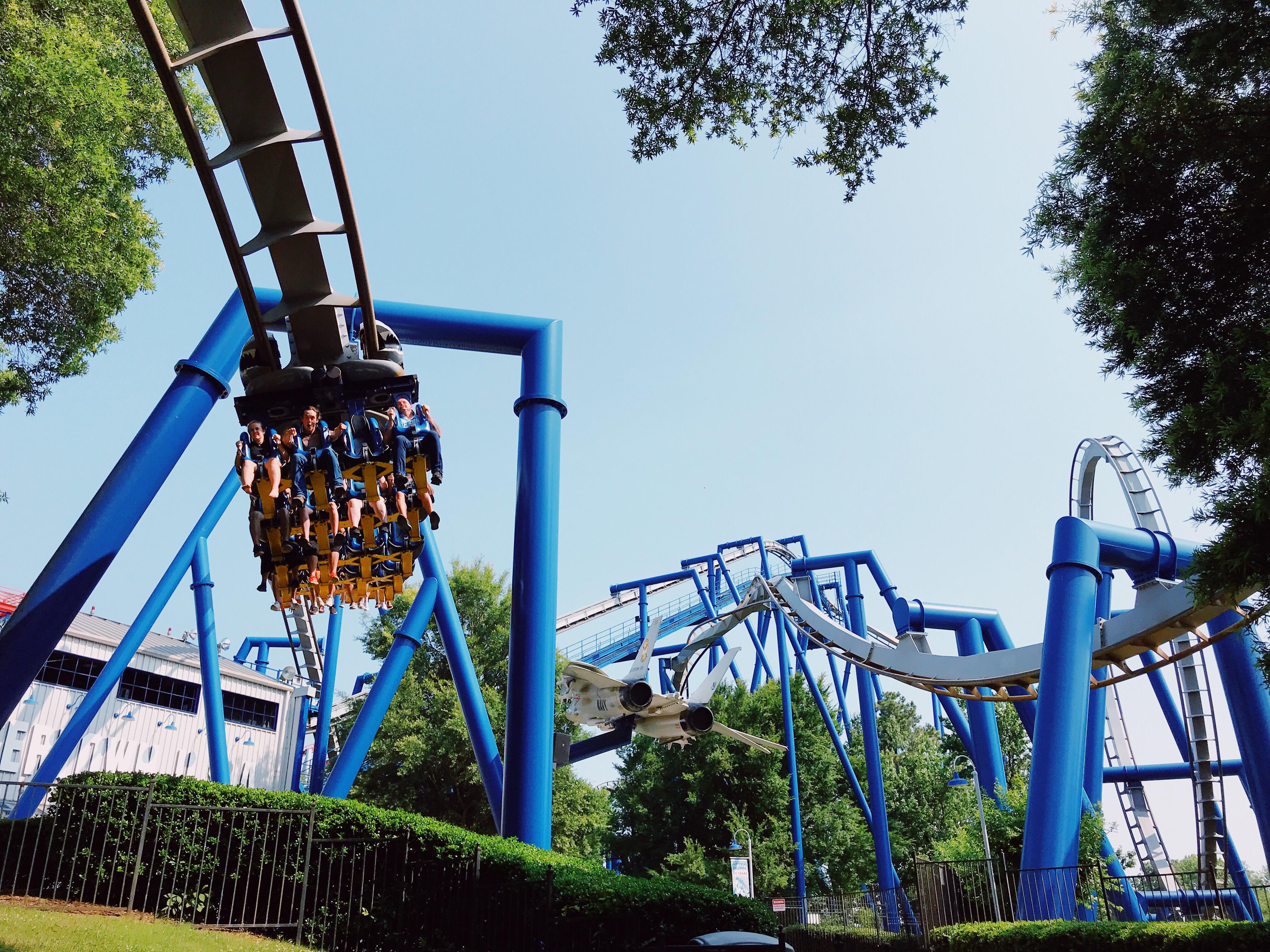 Afterburn Carowinds rollercoasters