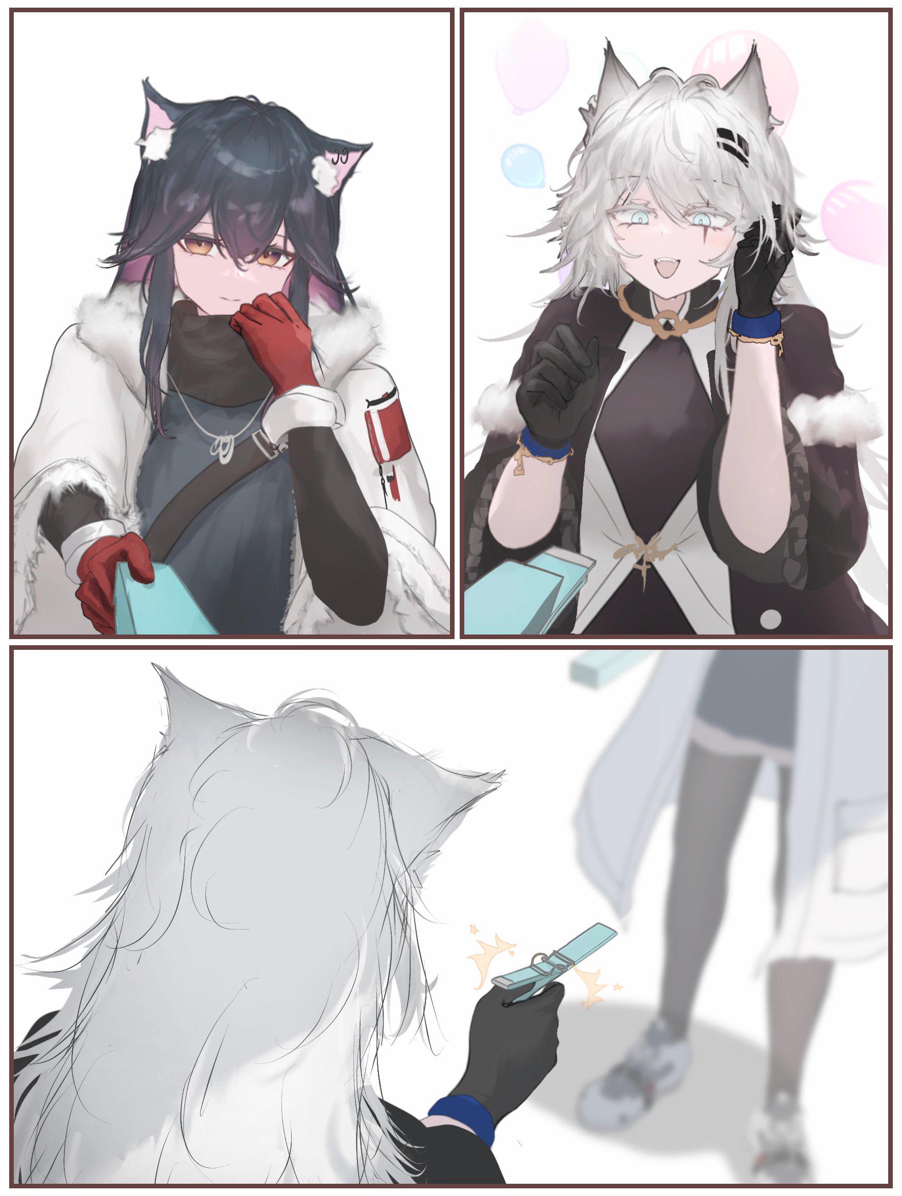 Texas pulling an epic prank on Lappland [@teadiA_violet] : r/arknights