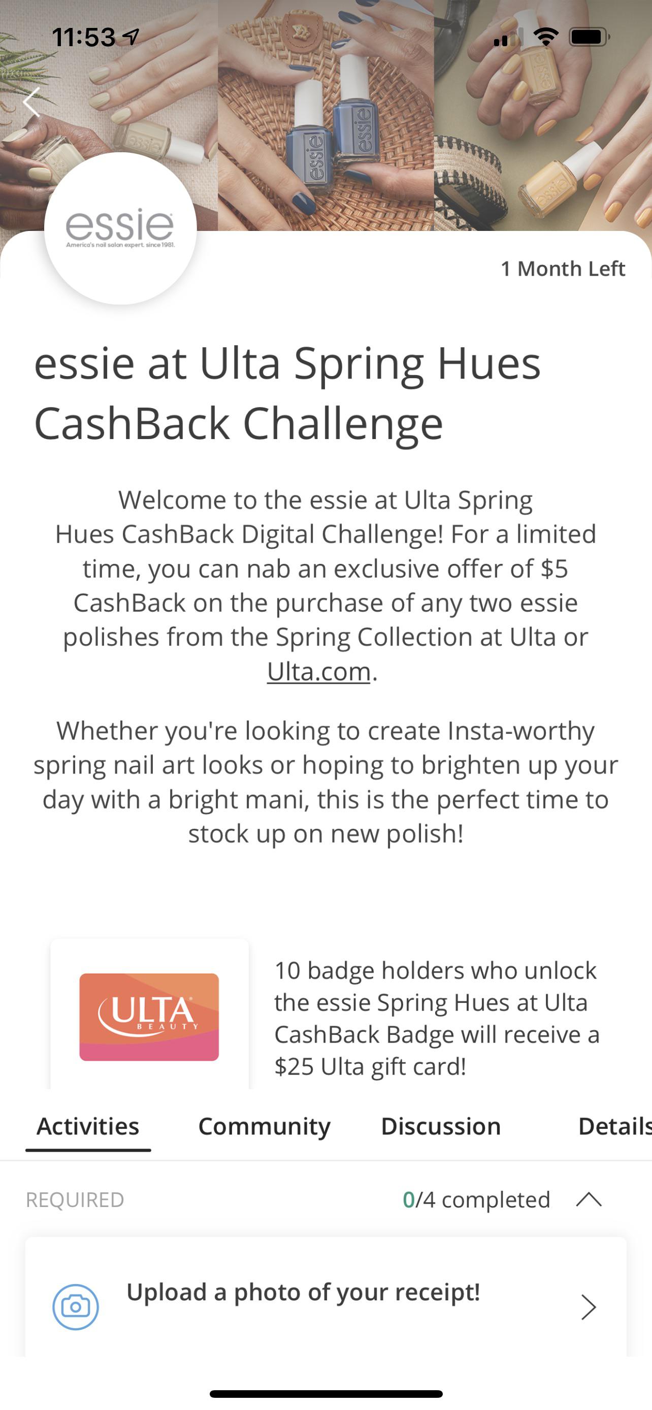Did anyone else receive the Essie at Ulta Campaign? Does this mean if