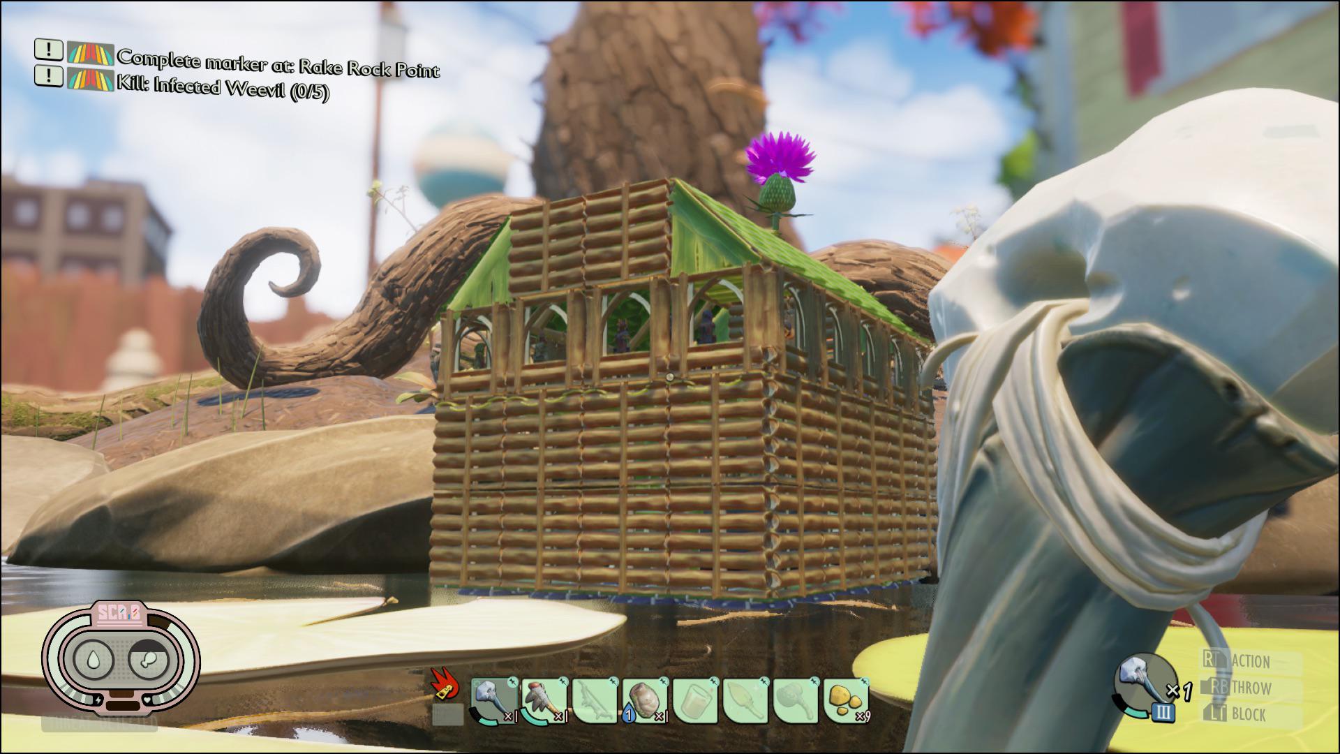 I built a floating house and it’s made my game nearly unplayable. r