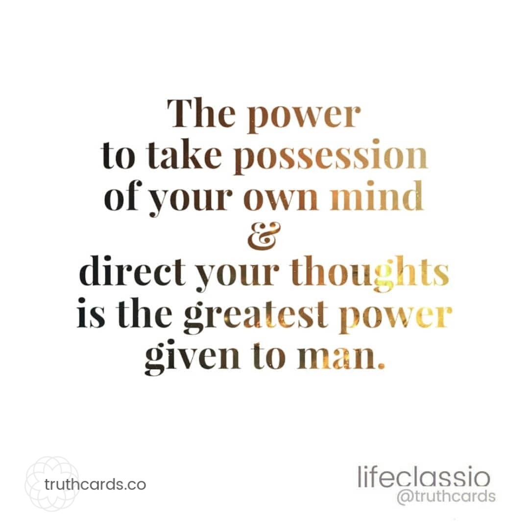 Practice deliberate thinking r/lawofattraction