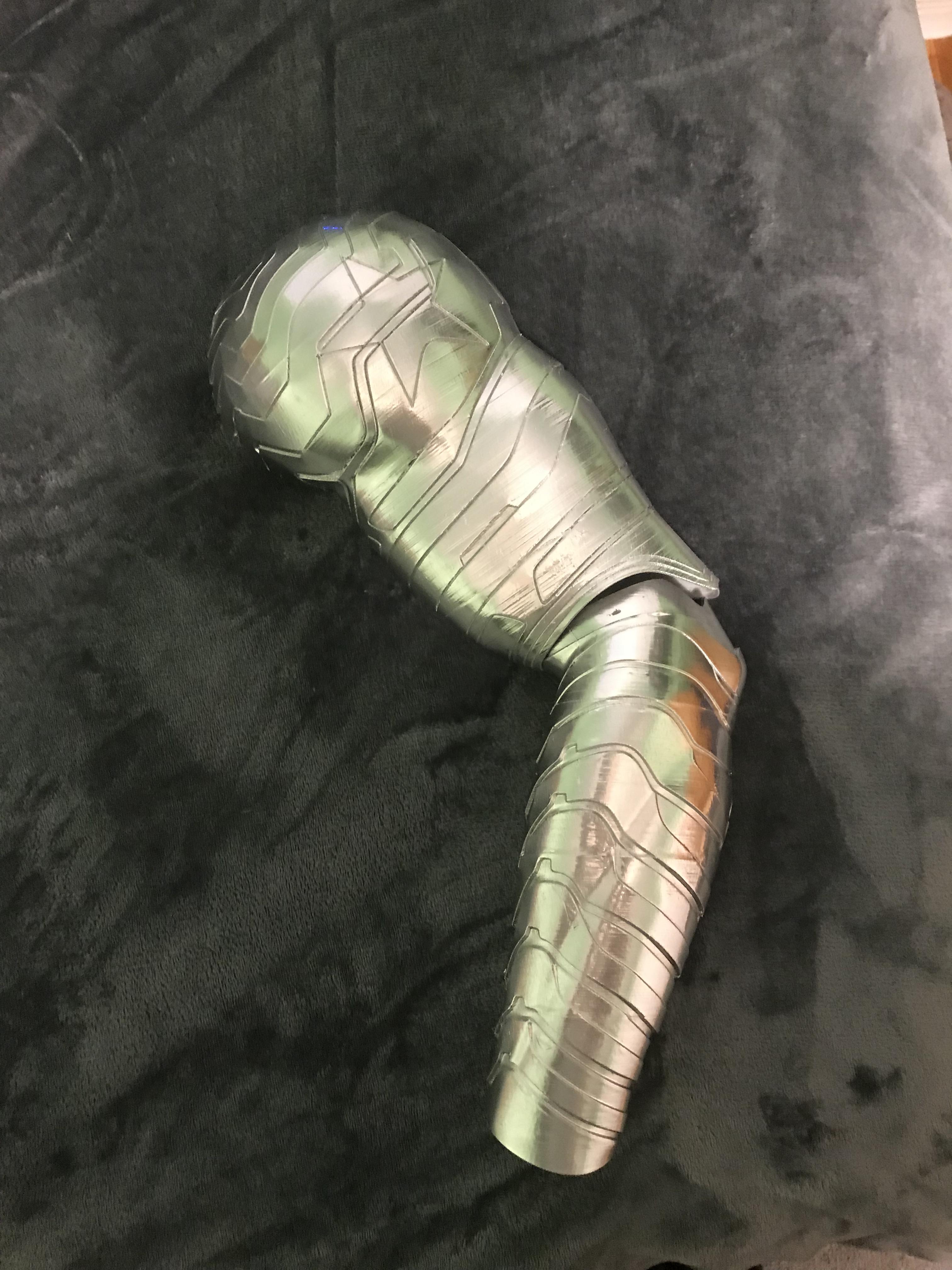 3D printed Winter Soldier Cosplay arm r/3Dprinting