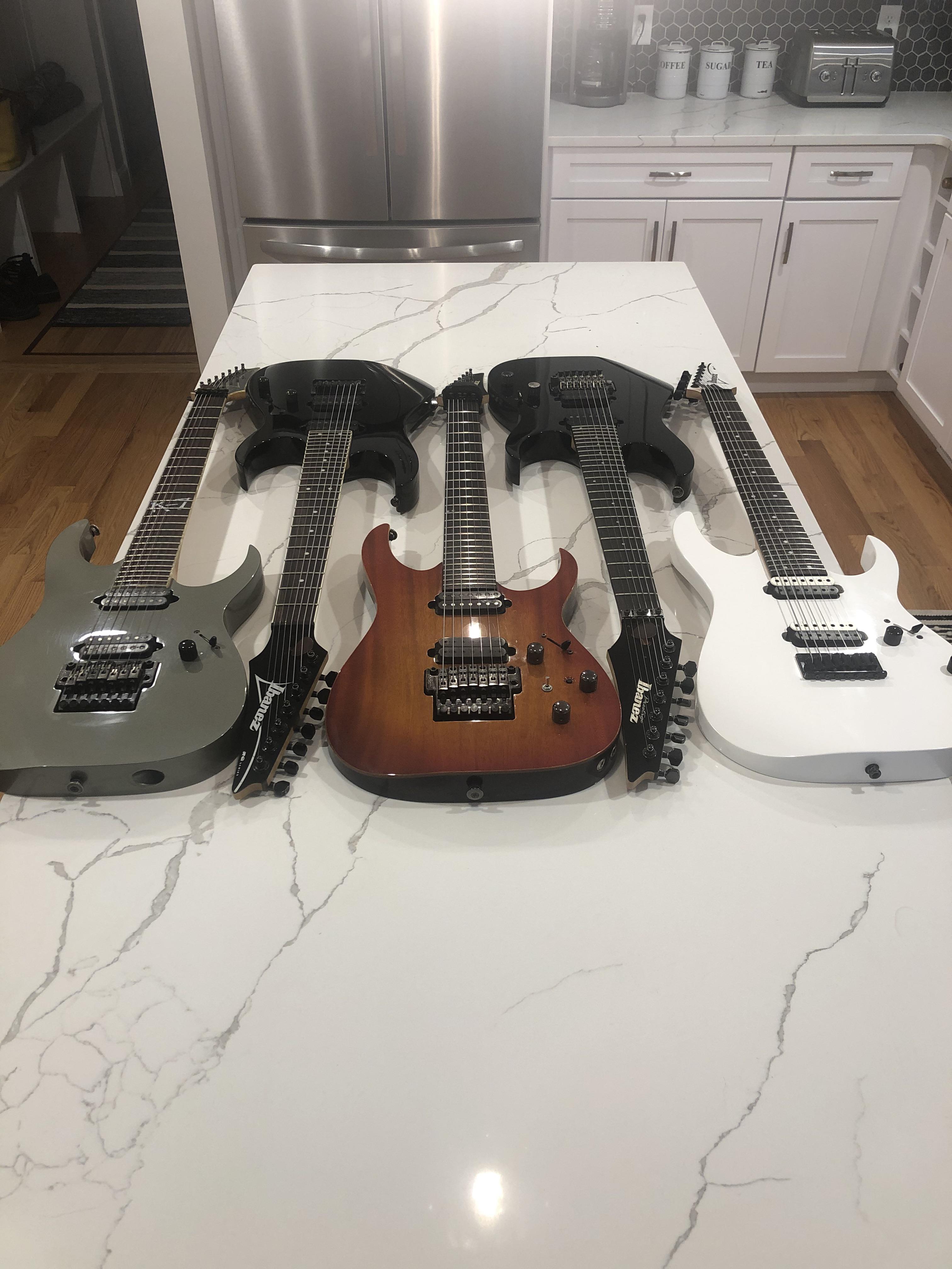 Setting up a few guitars r/Ibanez