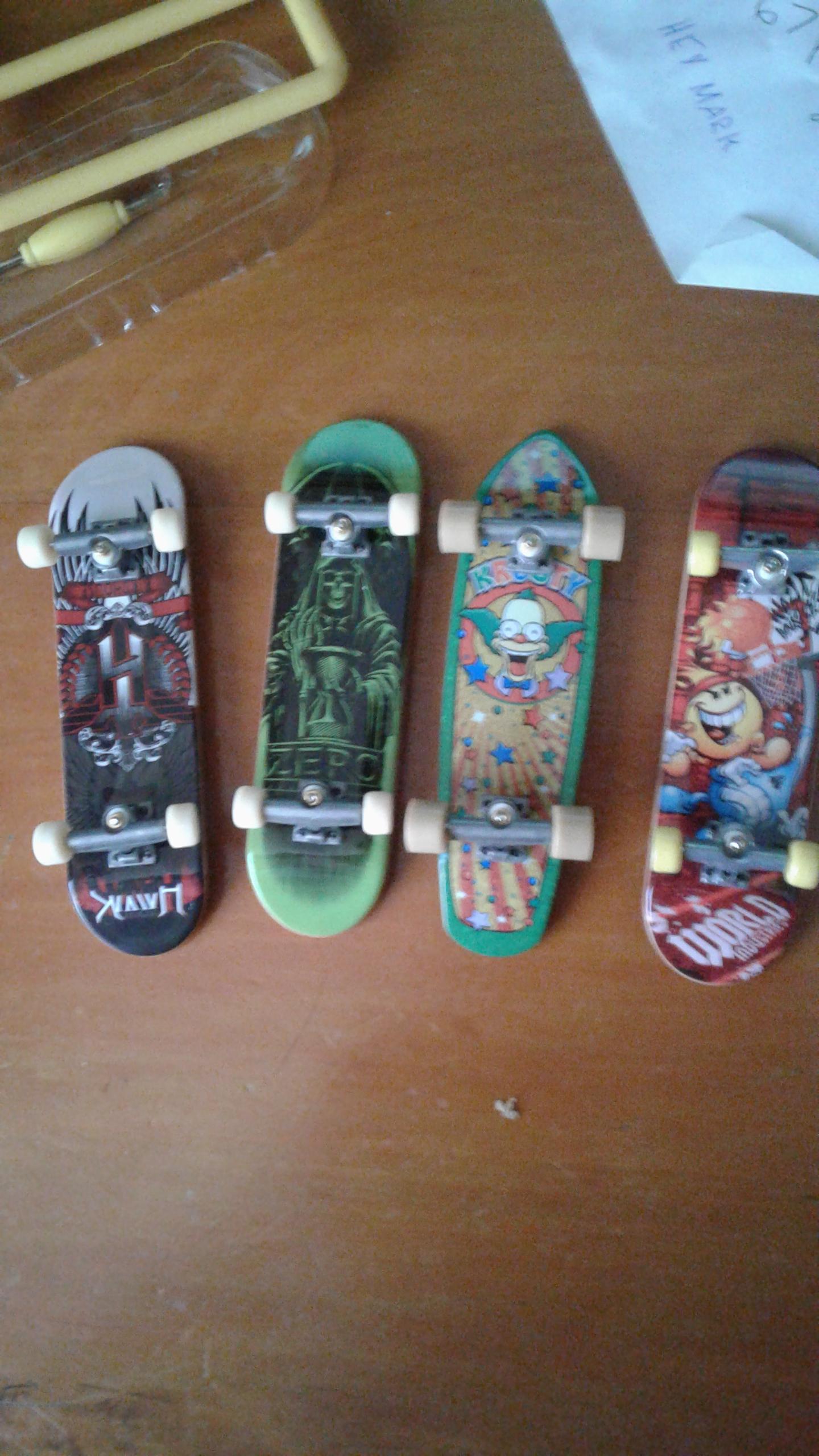 I can't find any of my old tech decks on the tech deck website, I was