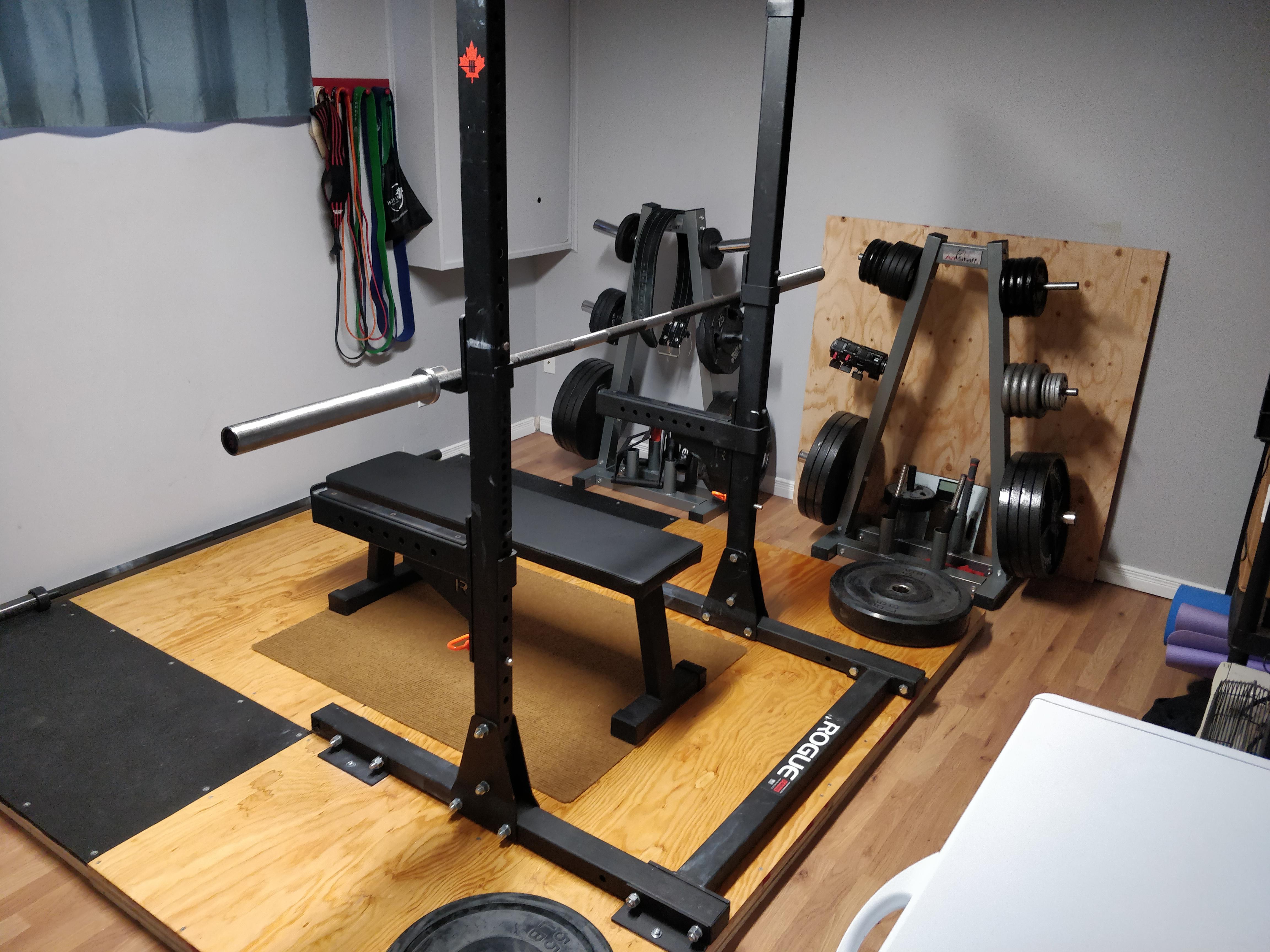 Everything I need for Powerlifting r/homegym