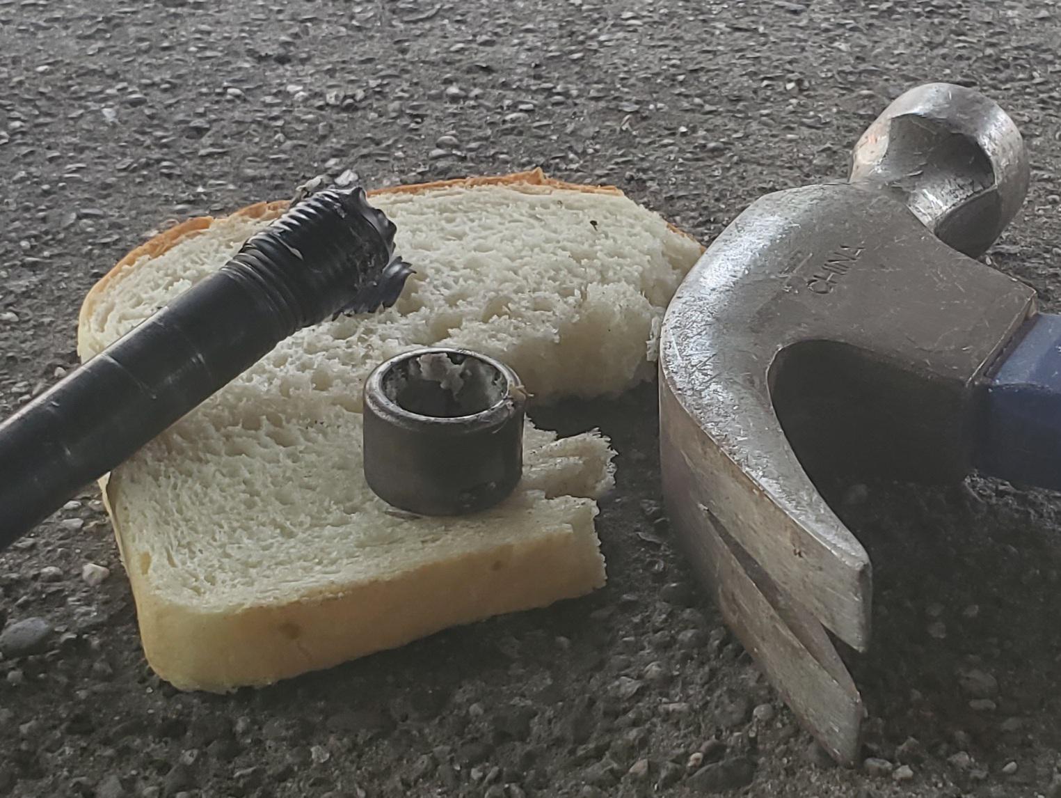 For those interested, the bread method works too well at removing the