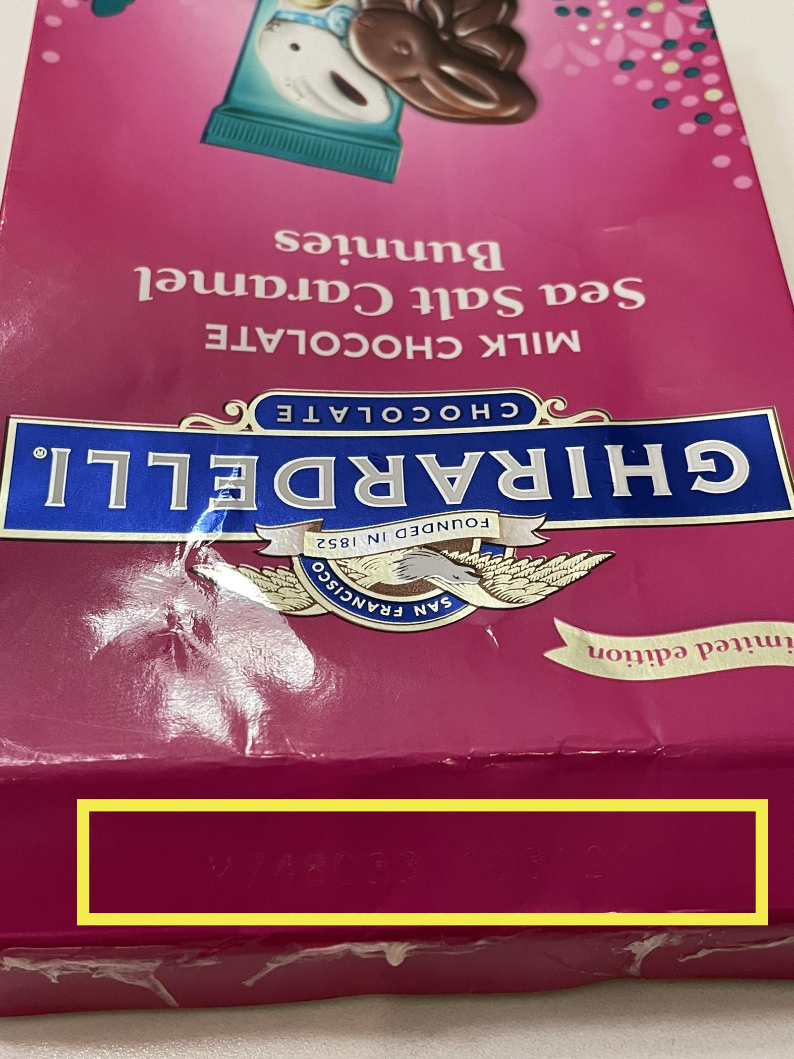 How Ghirardelli writes their expiration dates. r/mildlyinfuriating