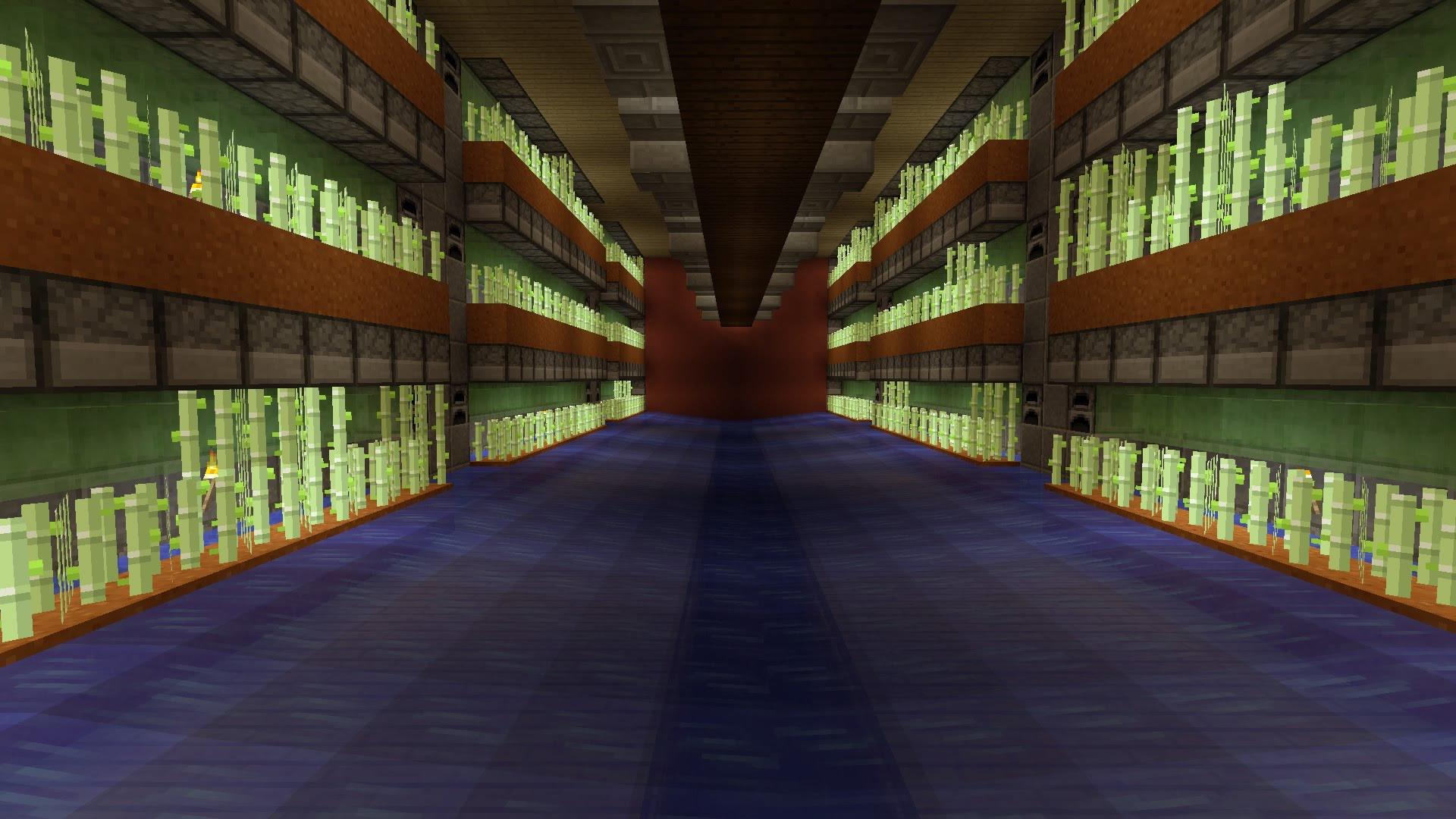 My Sugarcane farm!!! Minecraft