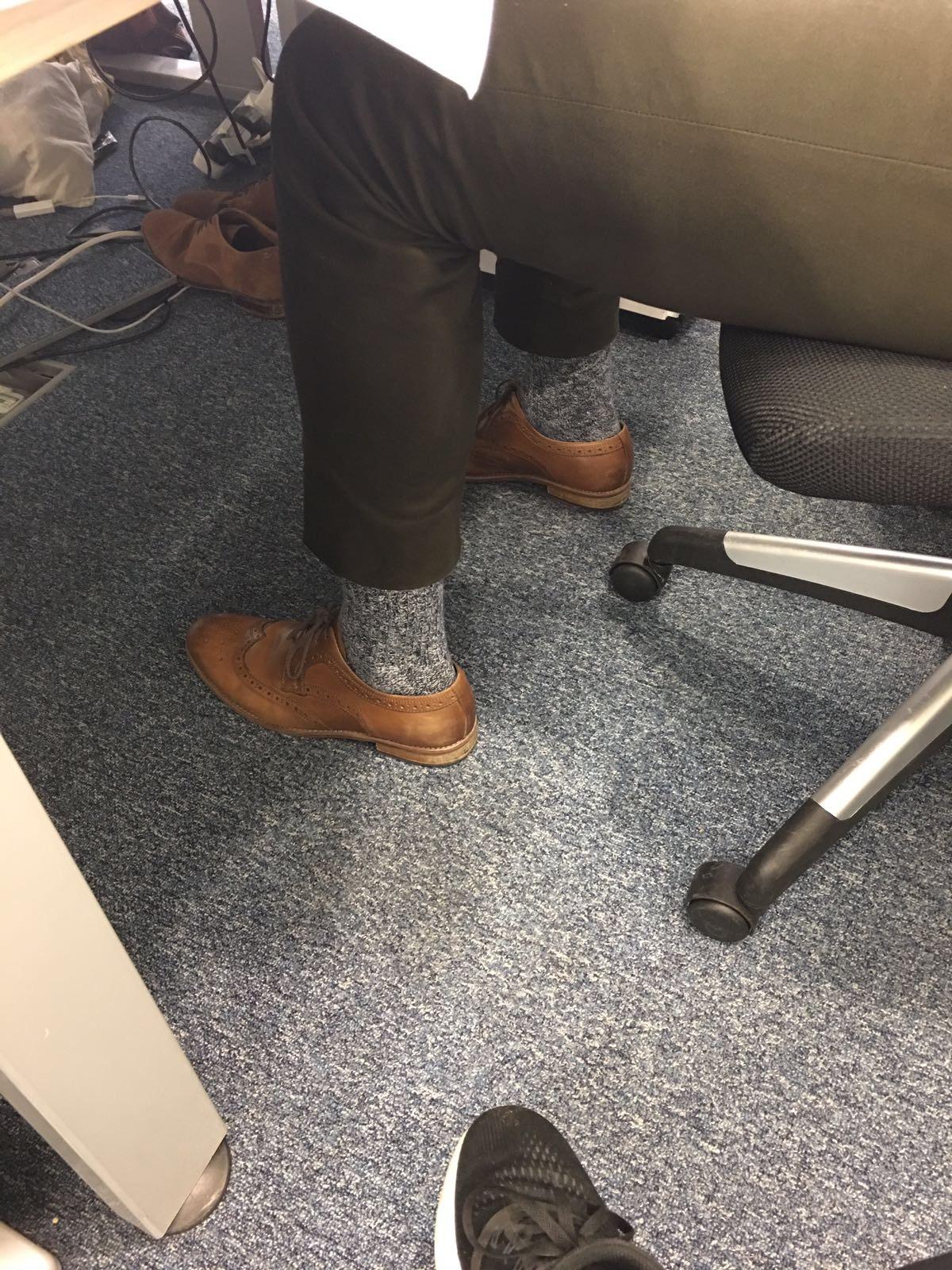 Matching socks to the carpet r/AccidentalCamouflage