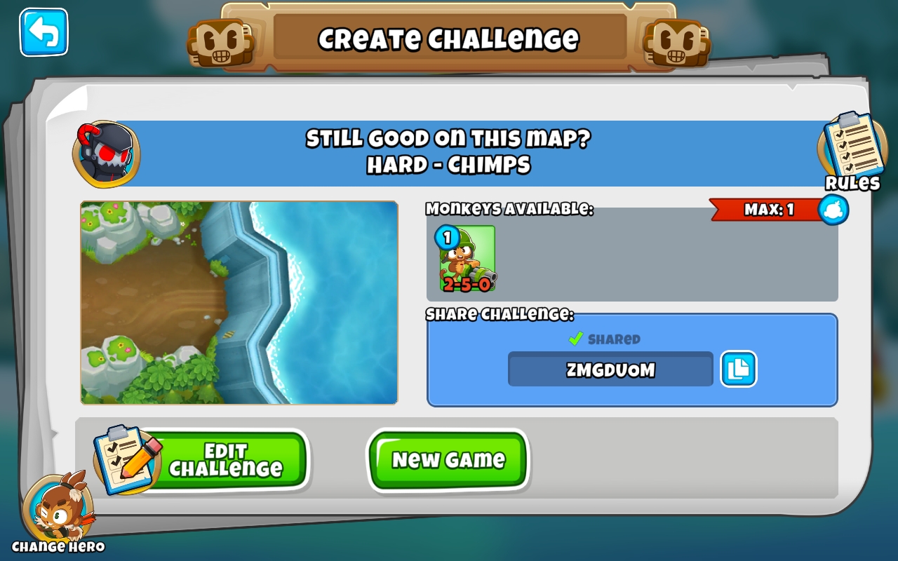 Dont use the high ground on this map. I can give a clue if you need it