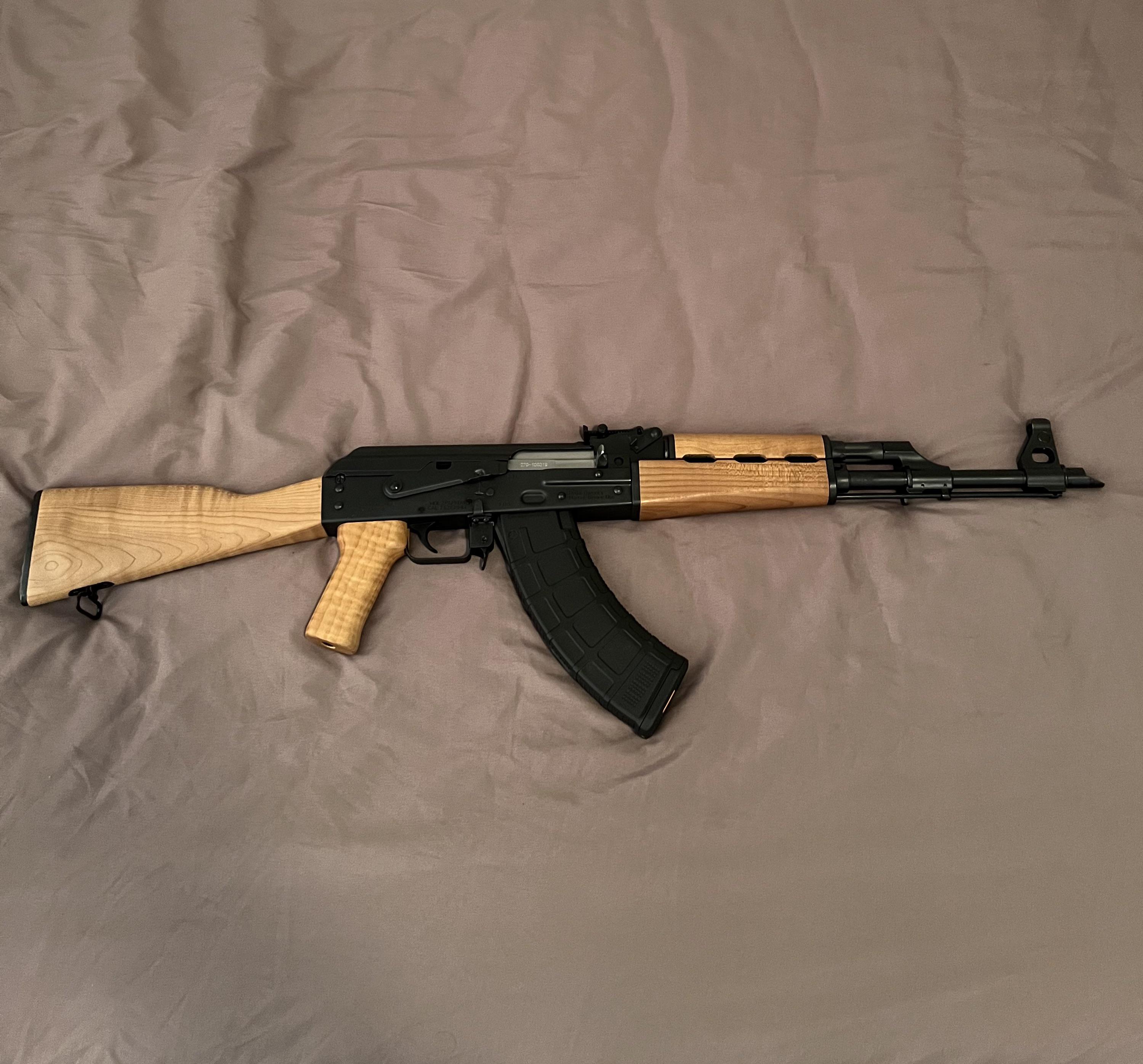 First Ak. ZPAP M70 with maple furniture. r/ak47