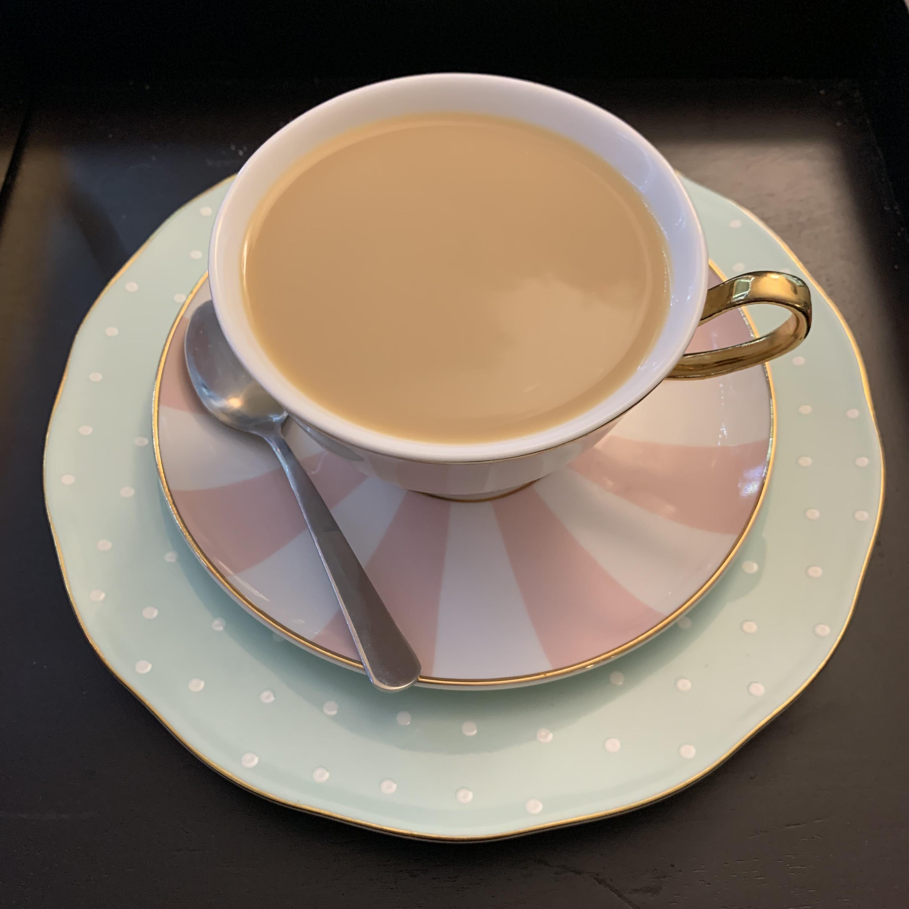 Earl Grey with milk in my newest teacup! r/RateMyTea