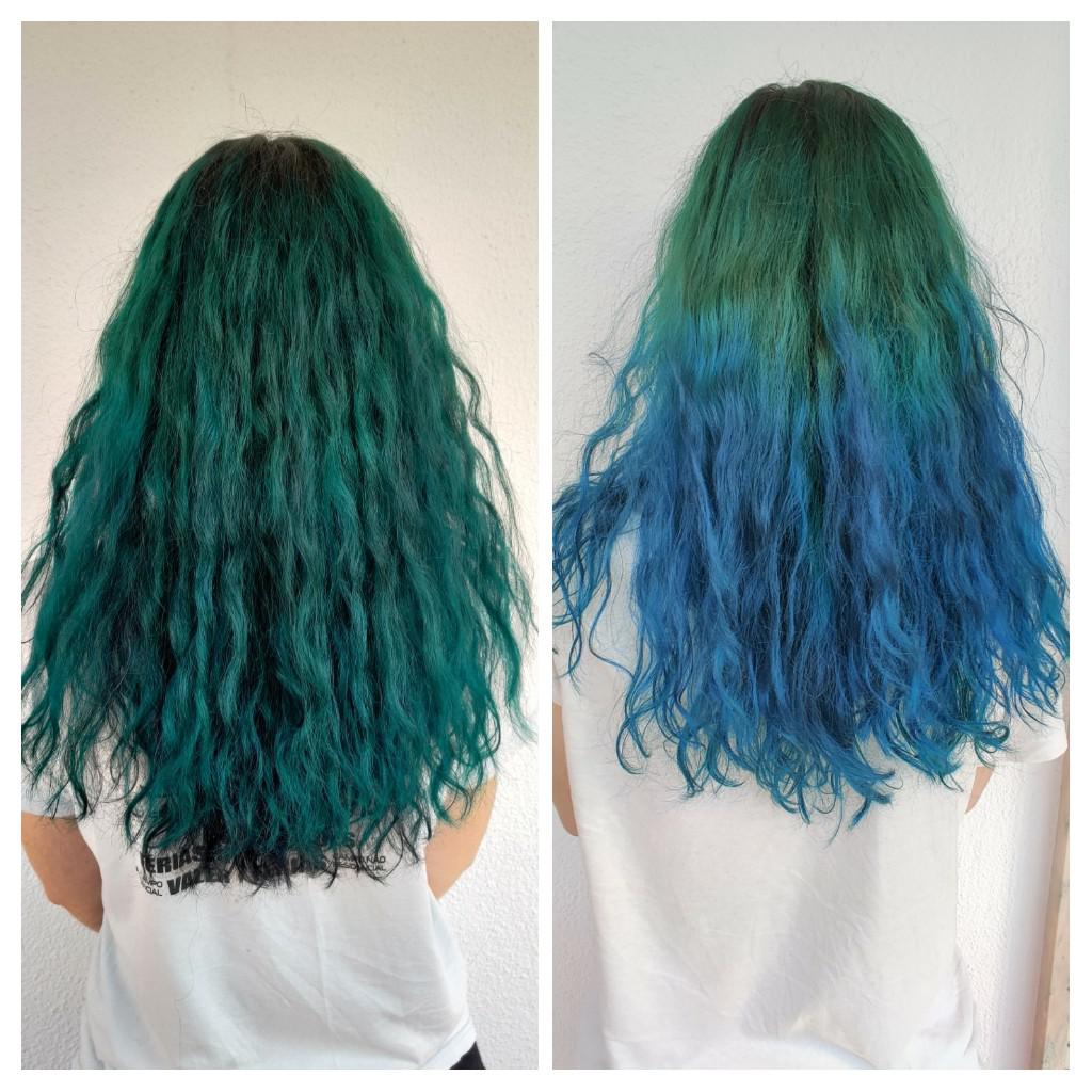 From super faded blue green to dark emerald green 💚 r/FancyFollicles