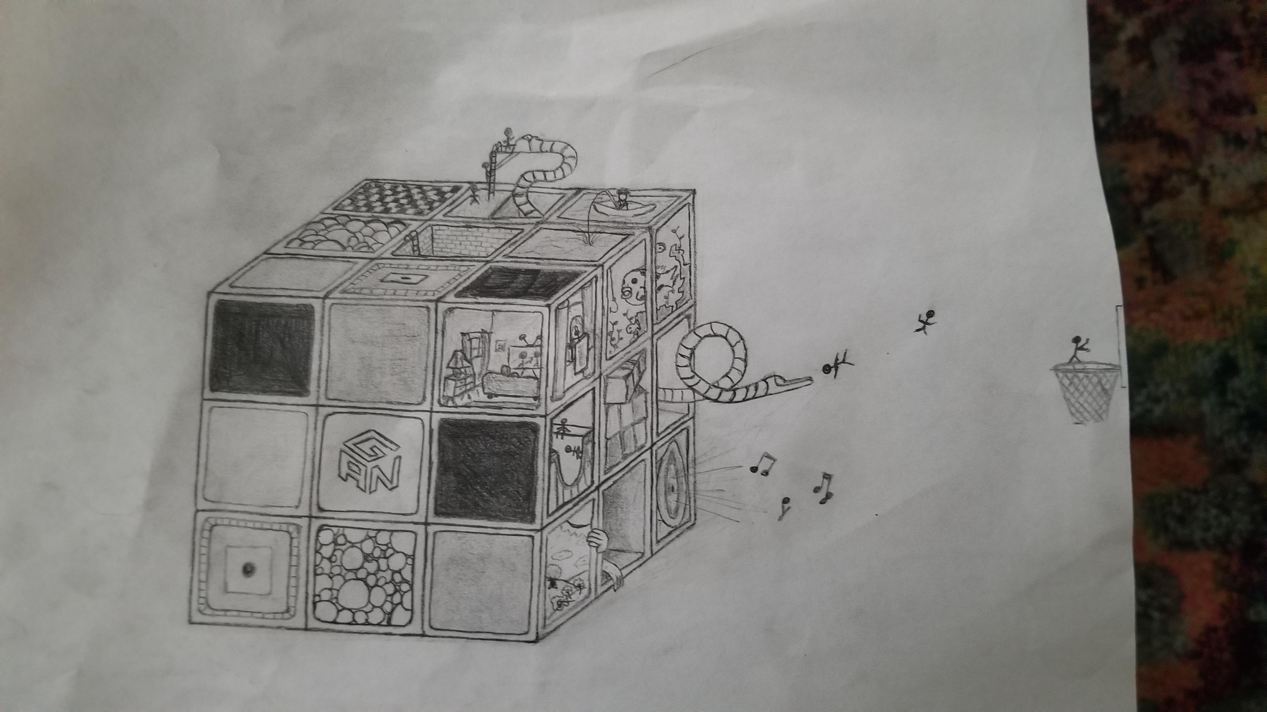 Are we sharing cube doodles now? r/Cubers