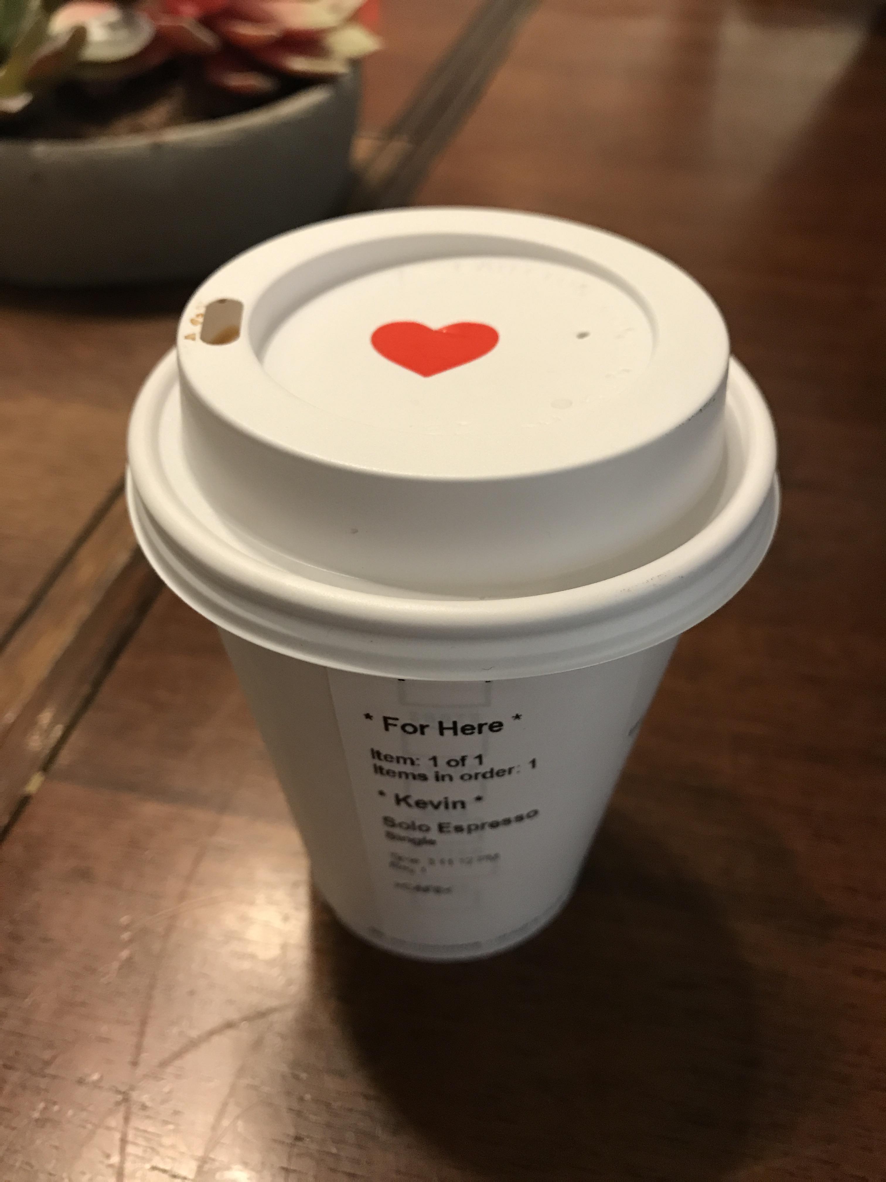 Red Heart Sticker on Espresso Lid? r/starbucks