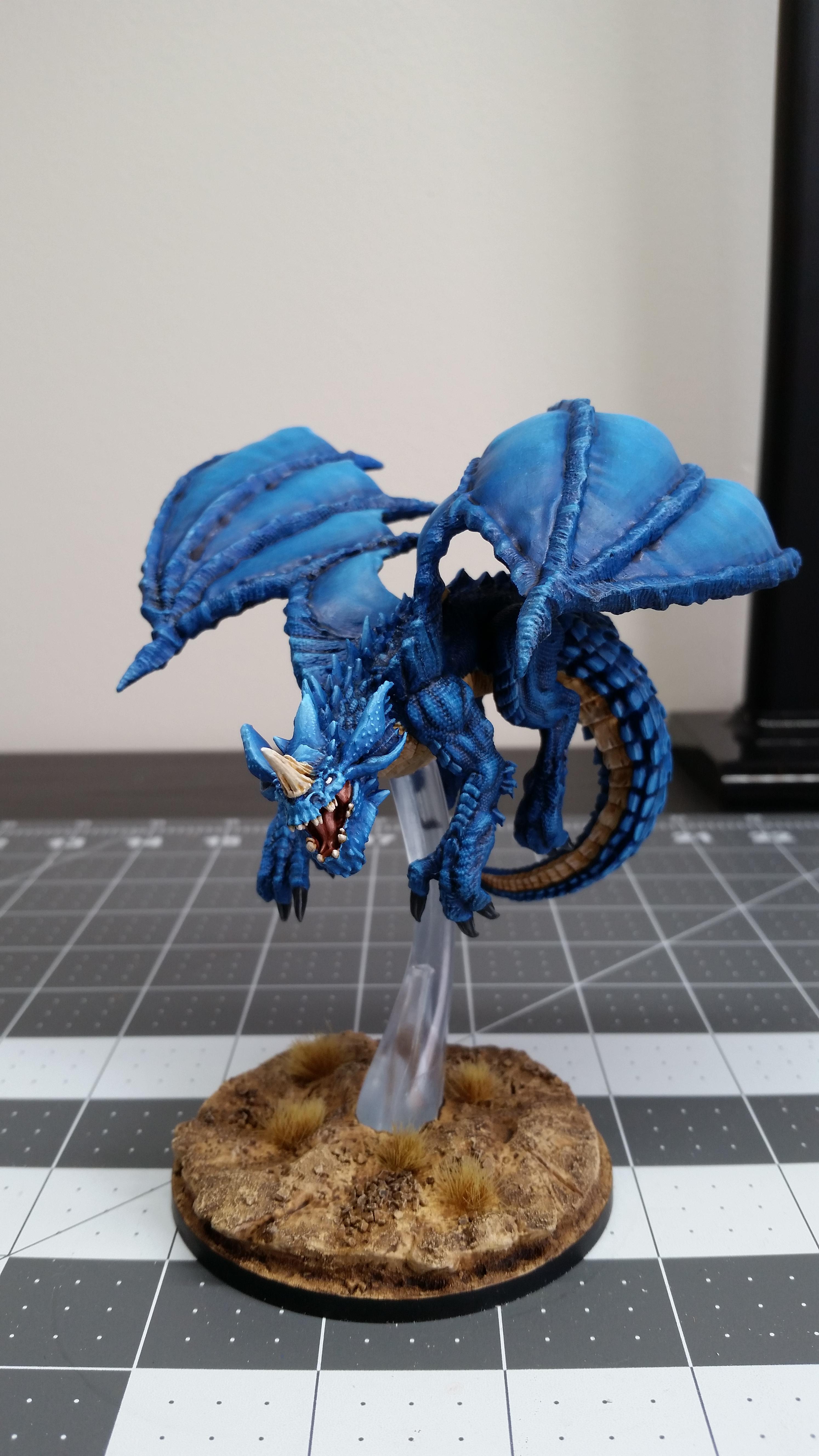 Nolzur's Young Blue Dragon Advice r/minipainting