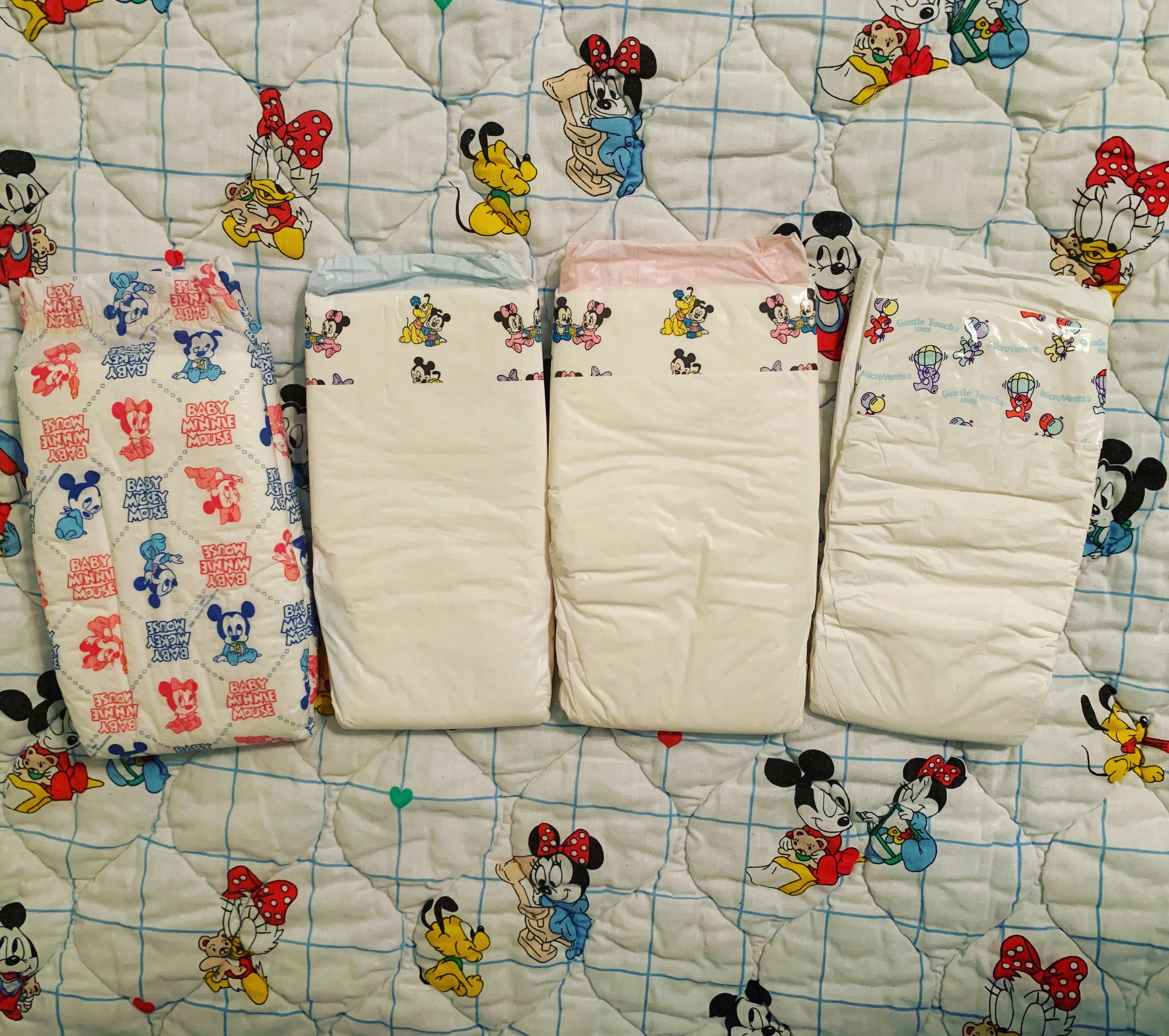 My little vintage diaper collection!! I remember wearing these growing