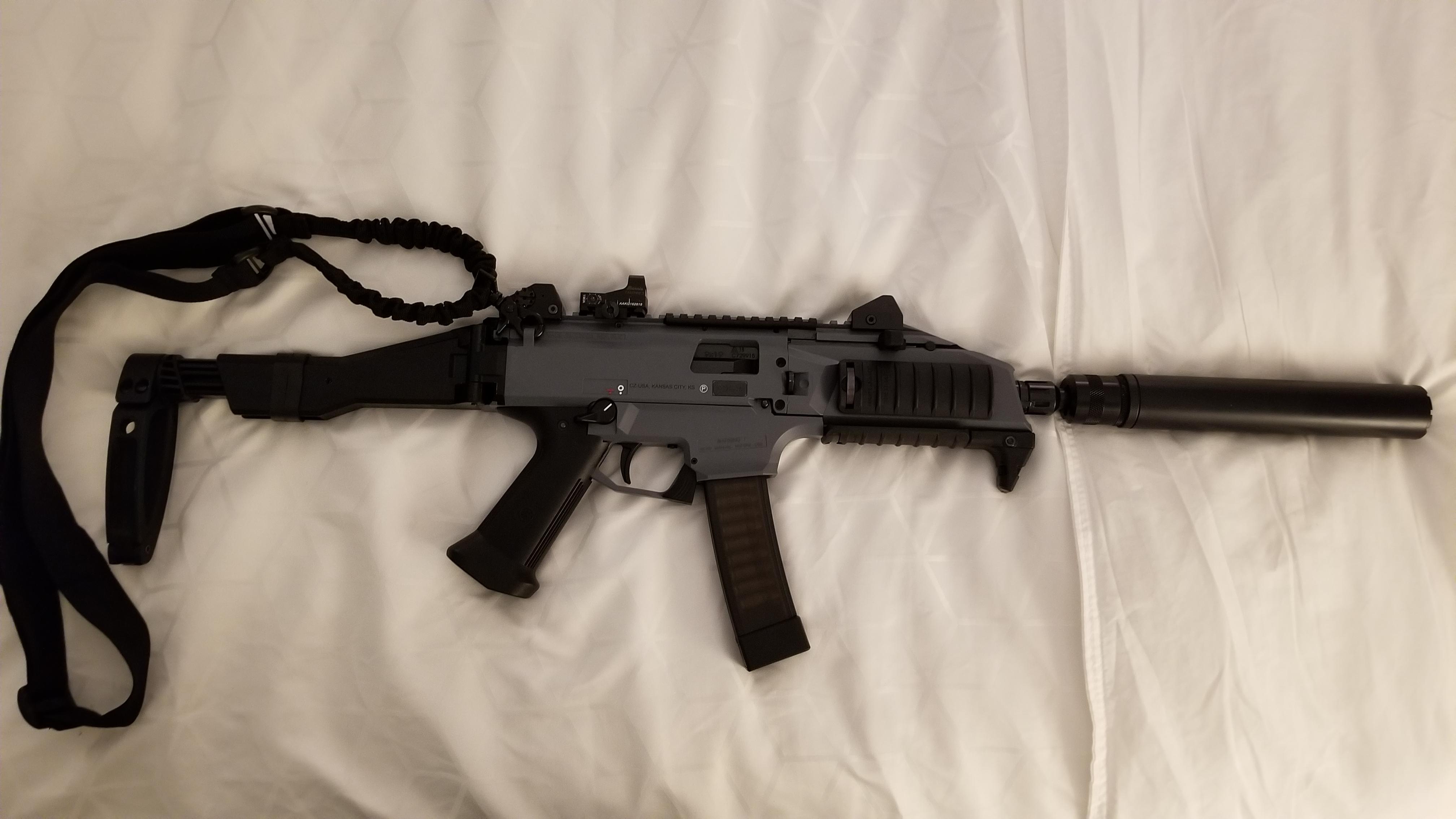 Just wanted to say thanks for all the help. First Form 1 gun muffler