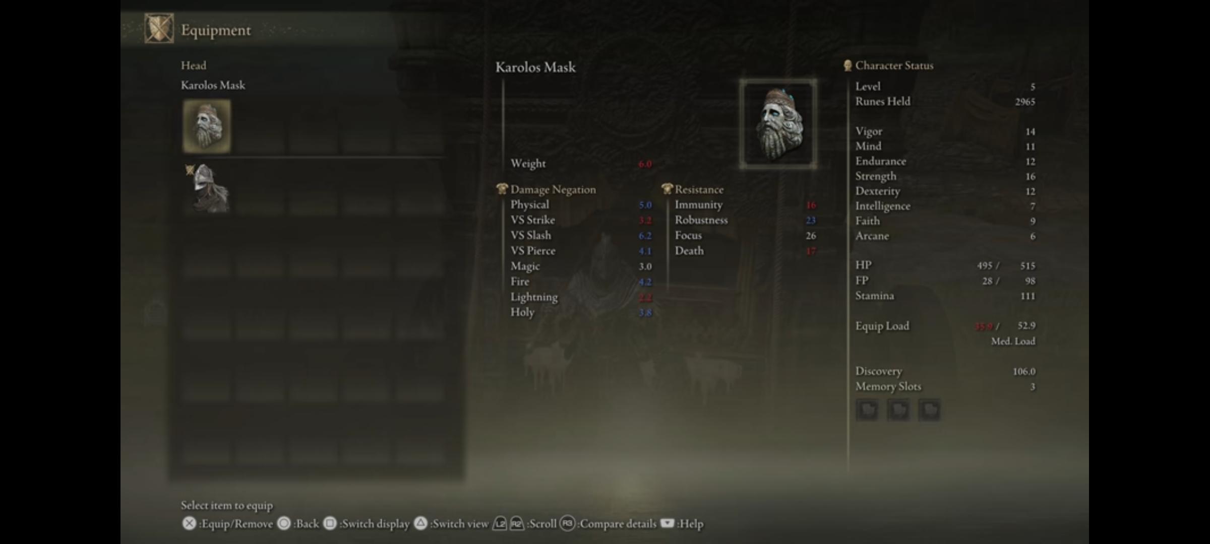 Look at the new resistance stats r/Eldenring