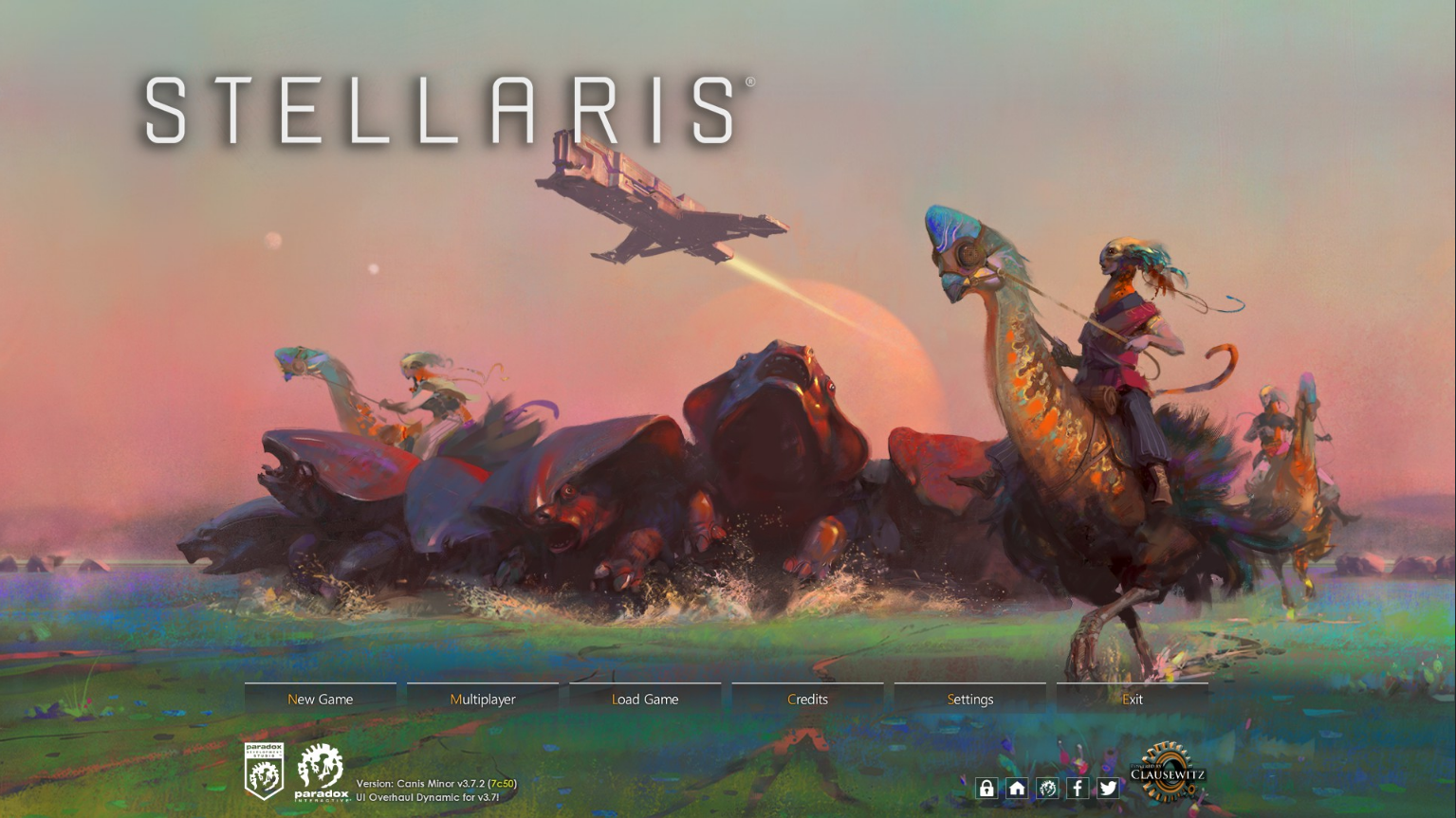 I just gotta say, This has got to be the best menu screen stellaris has