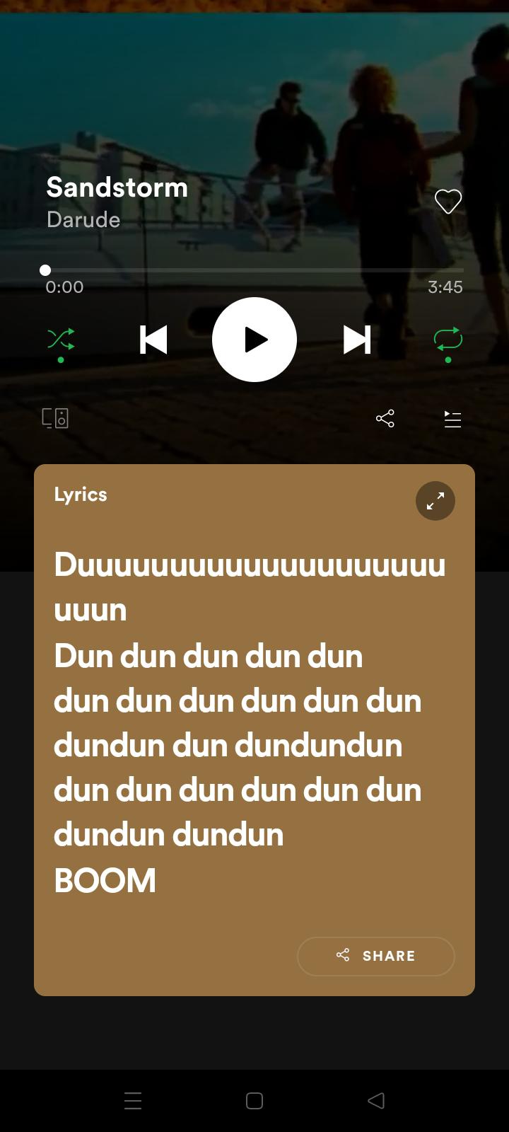 Spotify making Lyrics for a Music without lyrics r/facepalm
