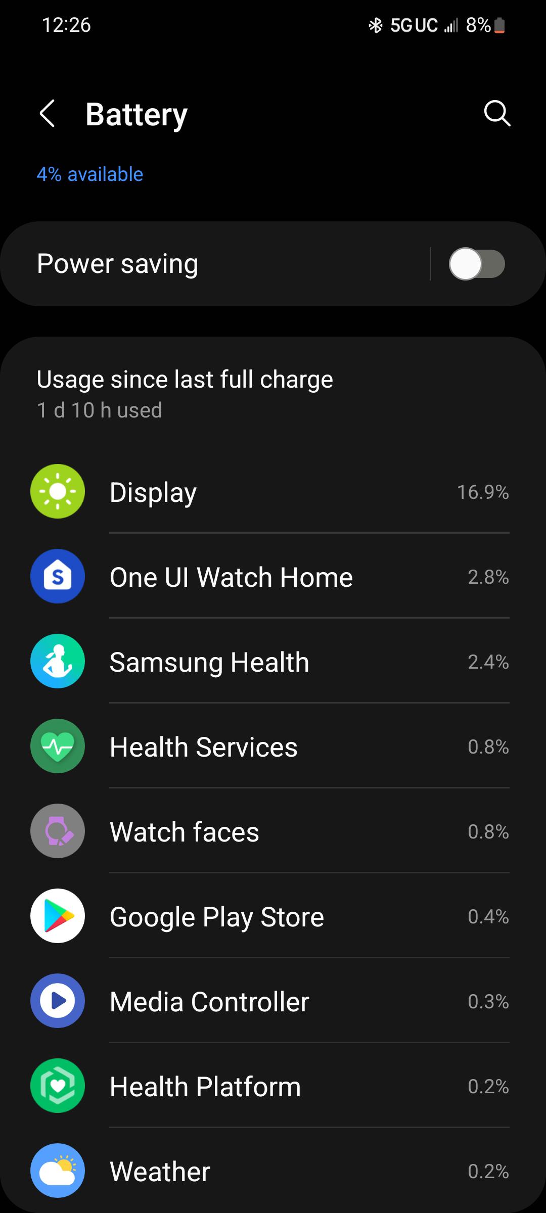 Galaxy Watch 4 WiFi should battery life be this bad? Anyway to improve