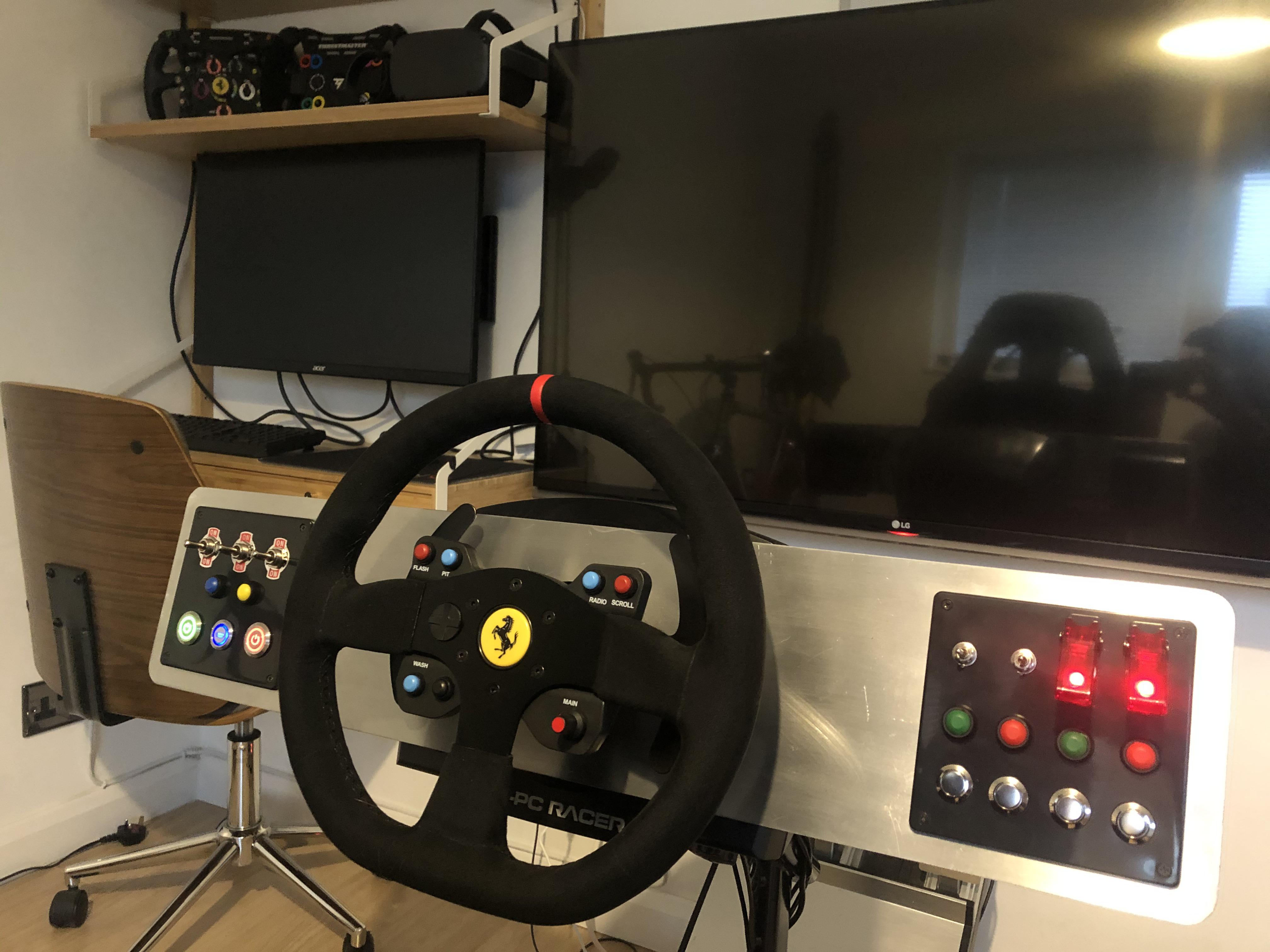 Easy DIY button box dashboard build with LEDs using micro controllers