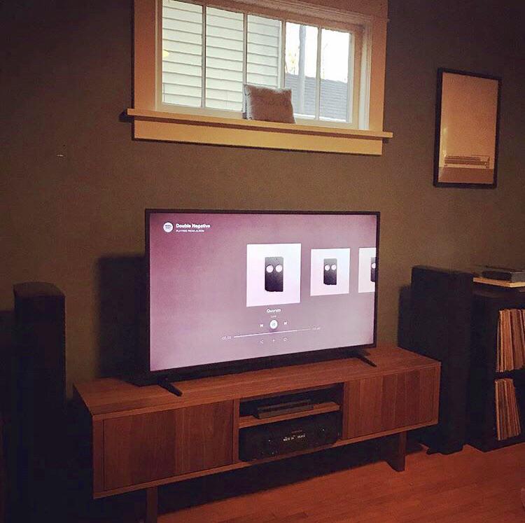 While not at all old, my IKEA Stockholm tv stand (and it’s matching
