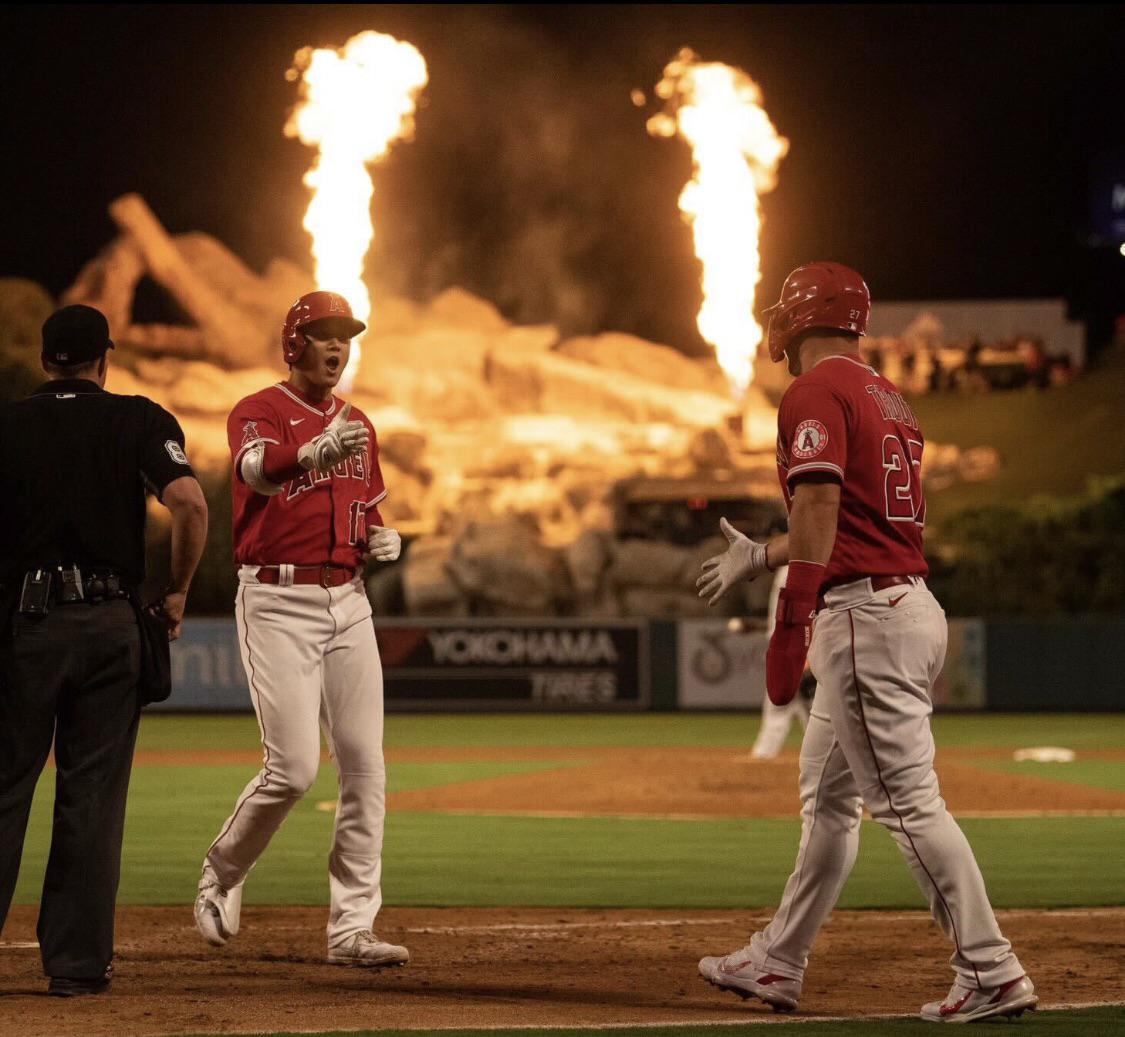 Shohei Ohtani and Mike Trout r/SportsPorn